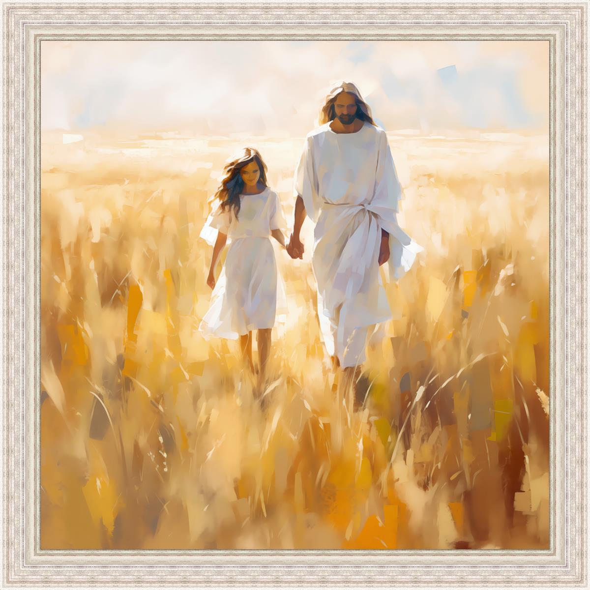 Come Follow Me Large Wall Art - Inspirational Christian Home Decor for Living Room, Bedroom & Office - Perfect Gift for Religious Families