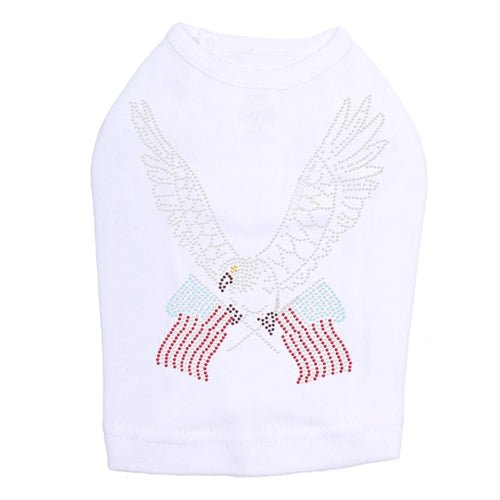 Patriotic Eagle Rhinestone Tank Top - USA Flag Design, Multiple Colors - Perfect for 4th of July & Independence Day Celebrations