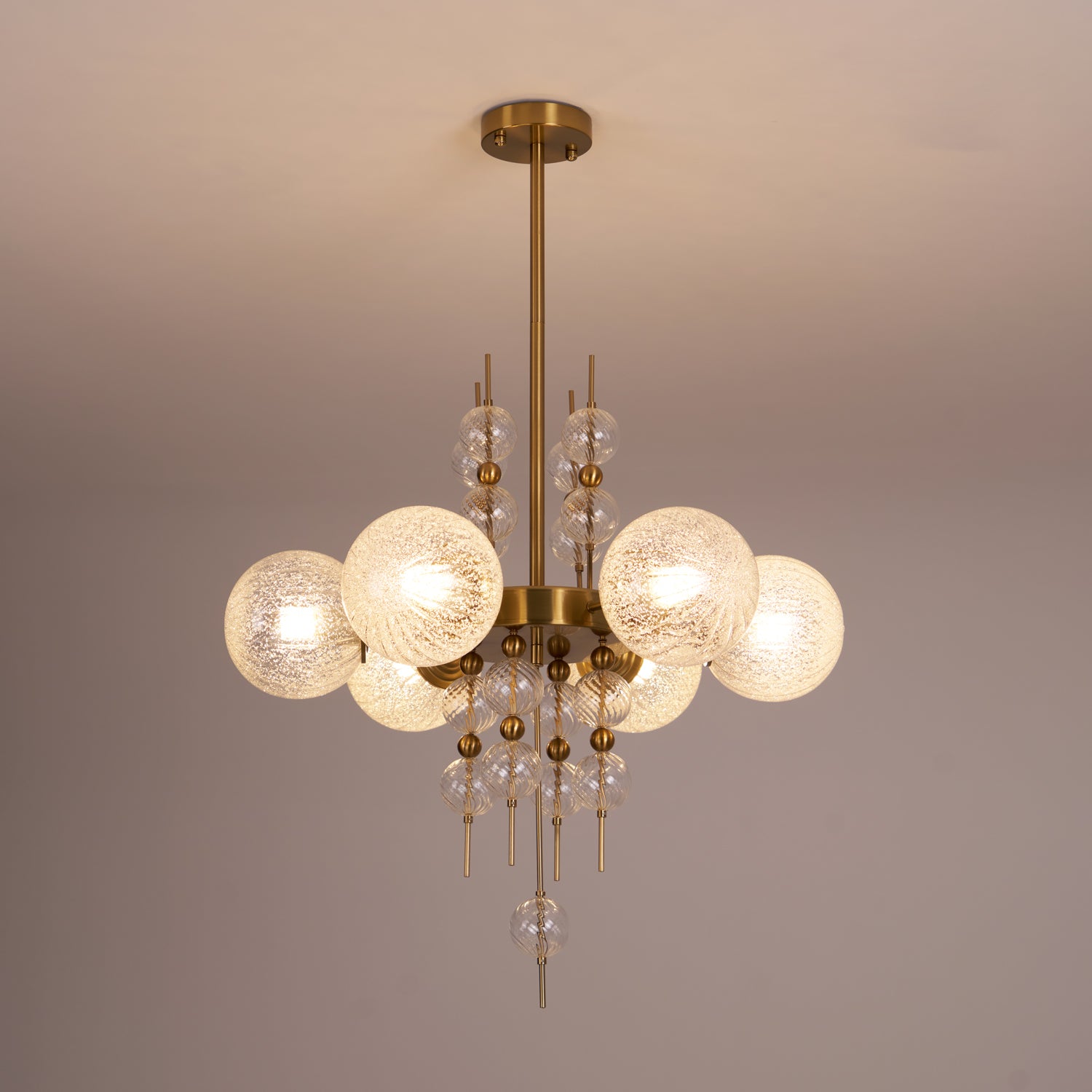Calypso Chandelier - Elegant Crystal Ceiling Light Fixture for Dining Room, Bedroom & Living Room Decor | Modern Lighting for Home & Office