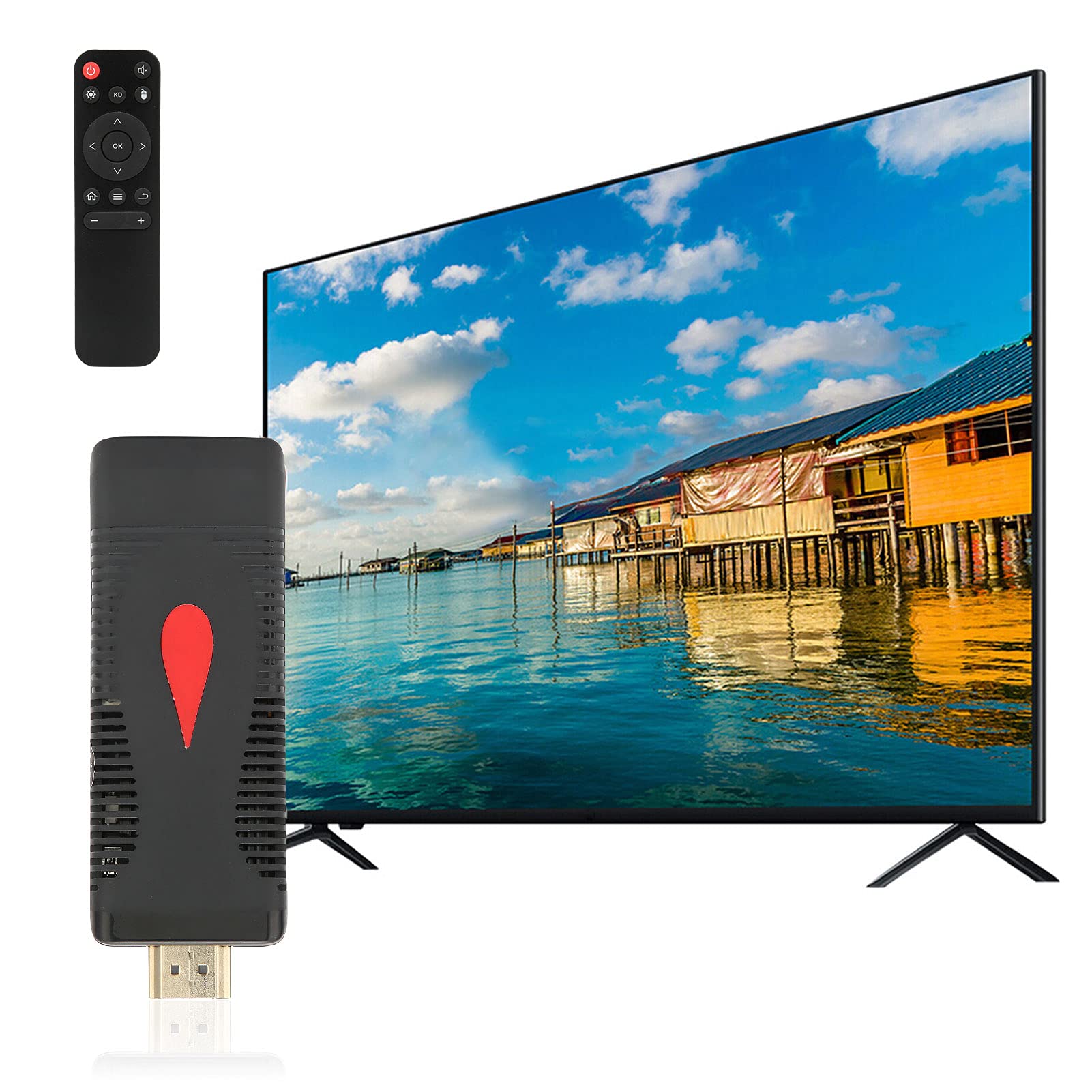 Portable HD TV Stick - Anti-Shake Mini TV Key for Stable Streaming | Perfect for Business Meetings & Home Entertainment