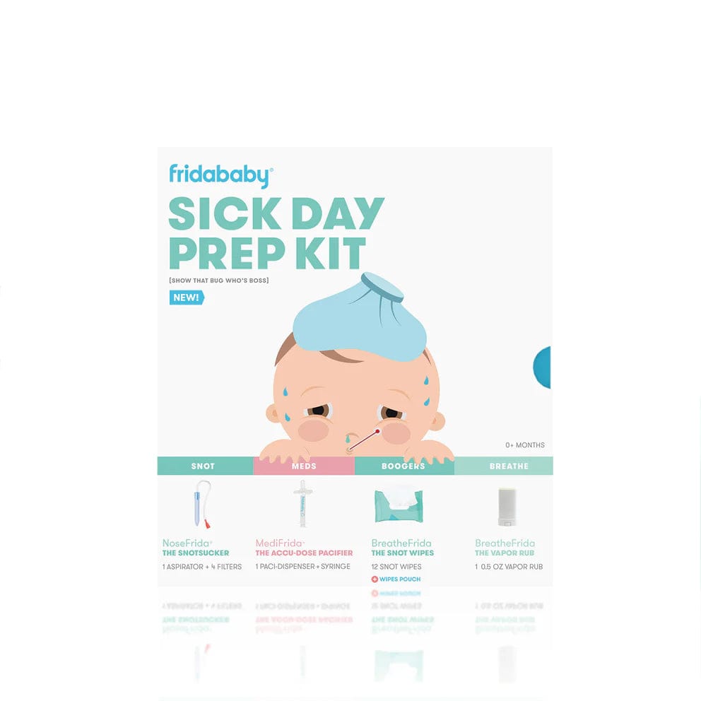 Fridababy Sick Day Prep Kit - Essential Baby Care Set for Cold & Flu Relief - Perfect for Newborns & Toddlers at Home or Travel