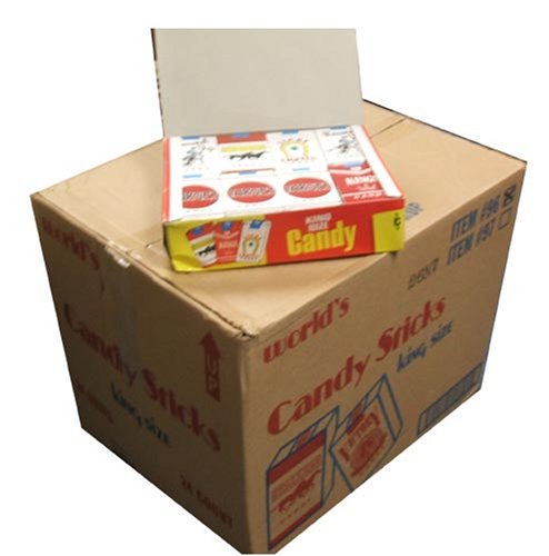 World Confections King Size Candy Cigarettes - 24 Count Box (Master Case of 24 Boxes) | Retro Candy for Parties, Halloween Treats & Nostalgic Gifts