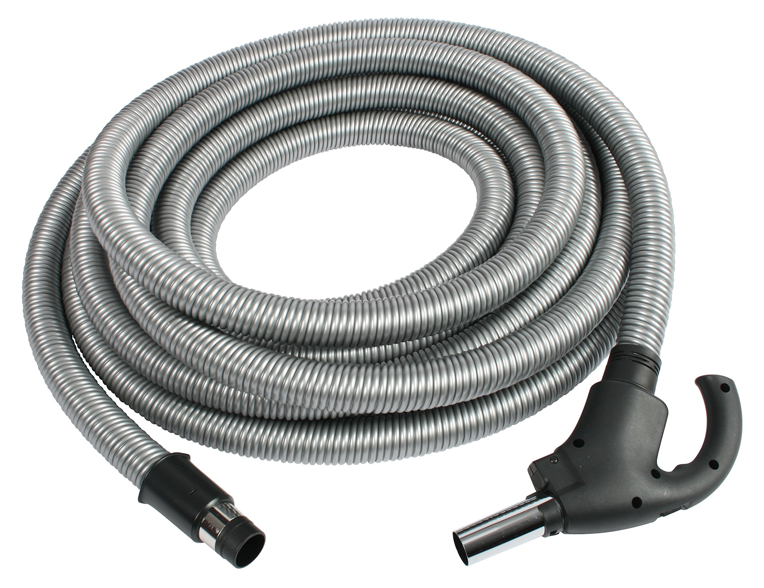 Cen-Tec Systems 90649 40 Ft. Central Vacuum Low Voltage Button Lock Stub Tube Hose for Home & Commercial Cleaning