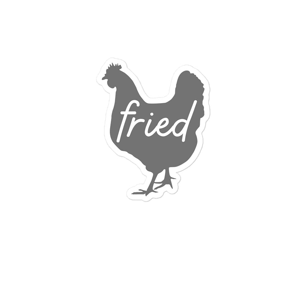 Funny Chicken Poultry Stickers - Vinyl Decals for Food Lovers, Farmers & Chicken Enthusiasts - Bubble-Free Vinyl Stickers for Laptops, Water Bottles & DIY Crafts