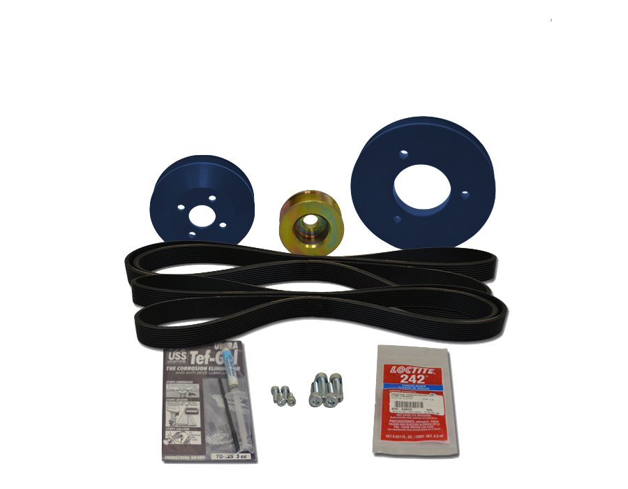 Nanni Serpentine Pulley Kit NE3.30, 4.38 - 48 NSP 3.3 Replacement Belt Kit for Marine Engines | Perfect for Boat Engine Maintenance & Repair