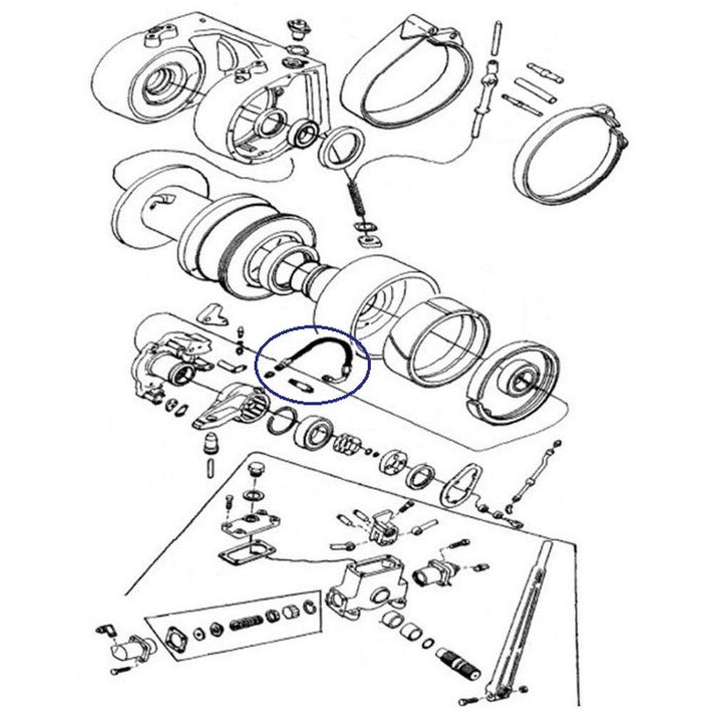 RAParts 40/60/90 Hydraulic Hose Replacement for Cargo 28 & Gearmatic 19 - Heavy Duty Construction Equipment & Industrial Machinery Parts
