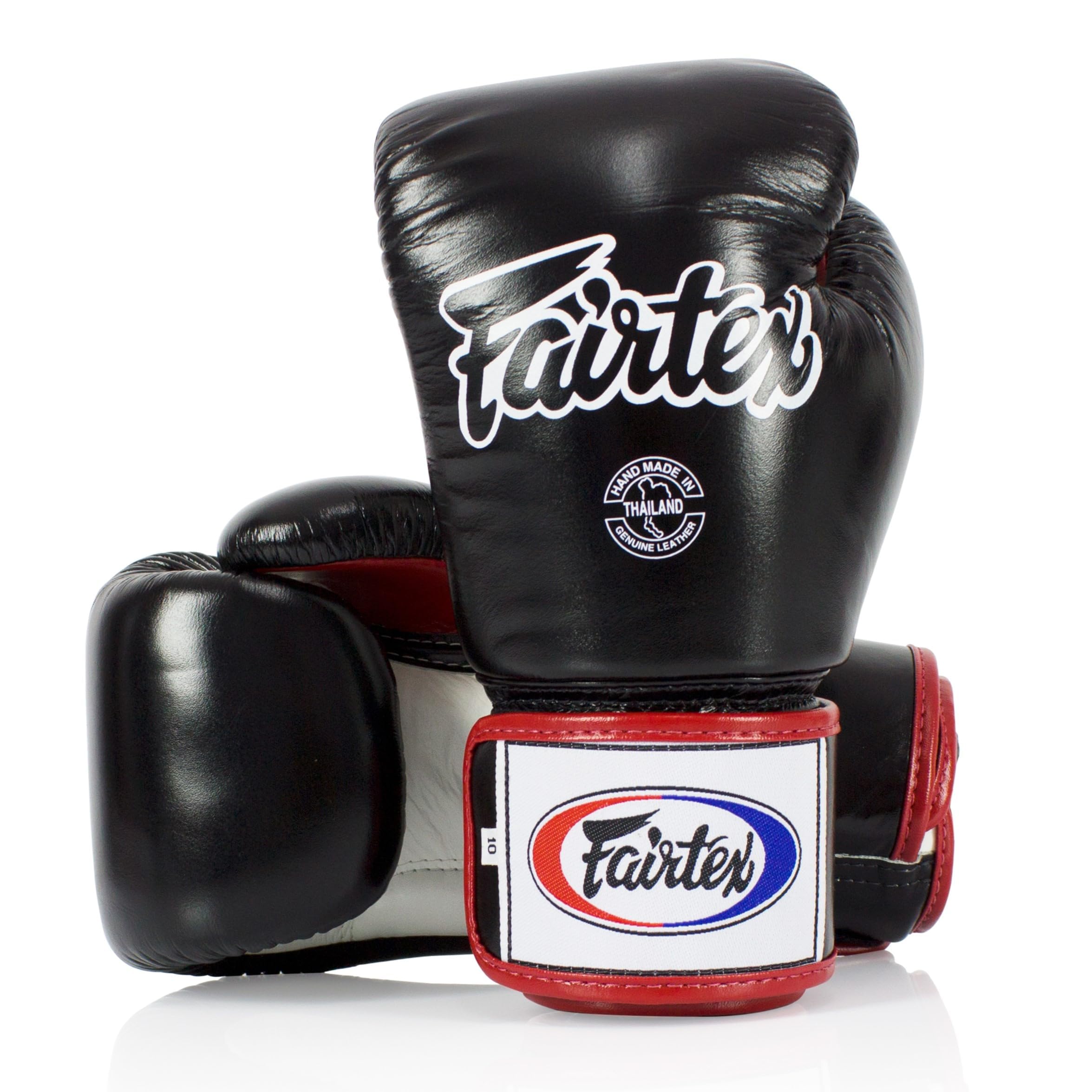 Fairtex BGV1 Muay Thai Boxing Gloves for Men, Women & Kids - Premium Training & Sparring MMA Gloves for Martial Arts - Lightweight, Shock Absorbent Punching Gloves for Kickboxing, Fitness & Self Defense Training