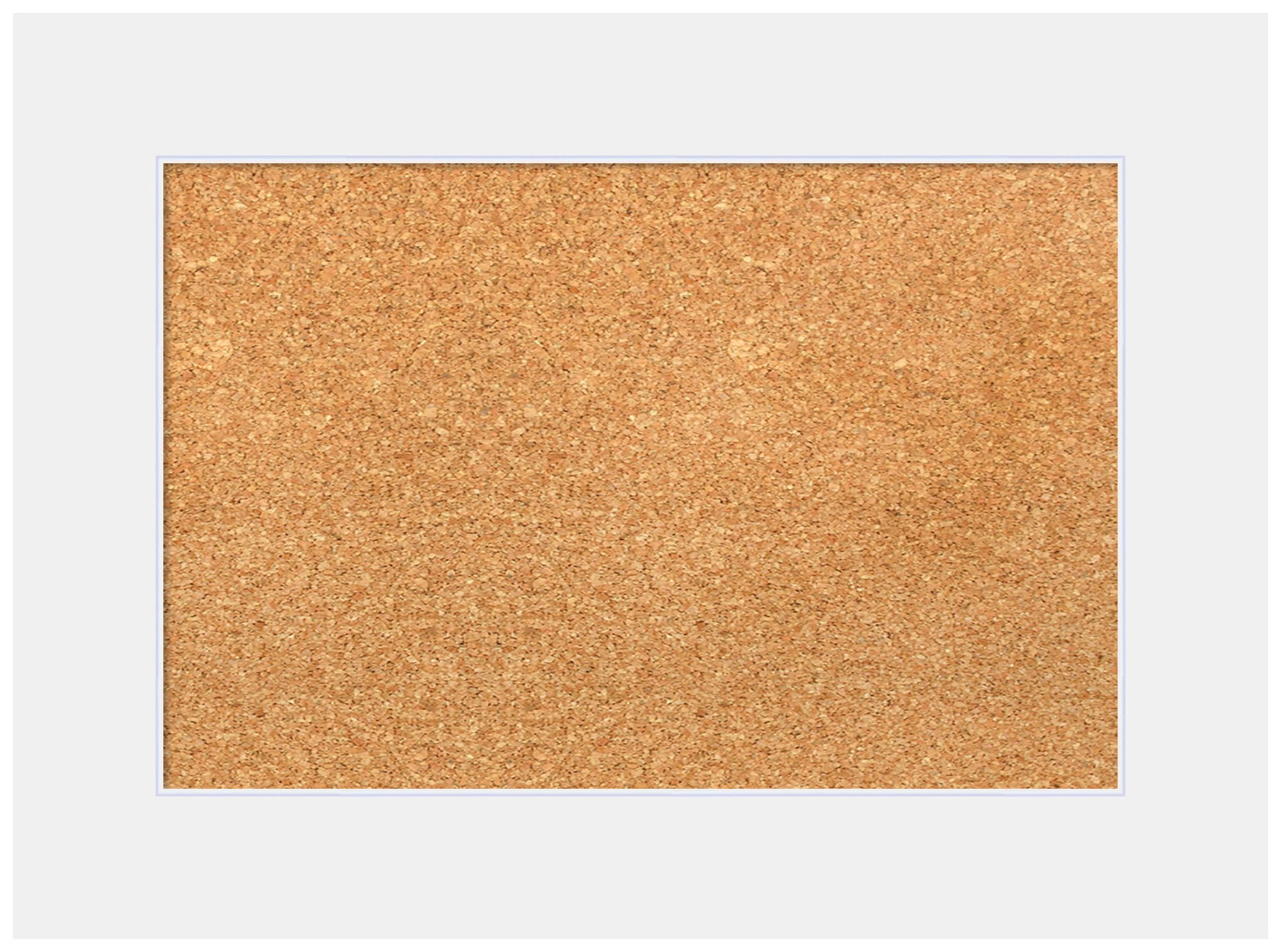 Amanti Art 17x23 Natural Cork Board with White Wood Frame - Vision Board, Office Decor & Home Organization Pinboard | Perfect for Displaying Photos, Notes & Reminders in Home, Office or Dorm