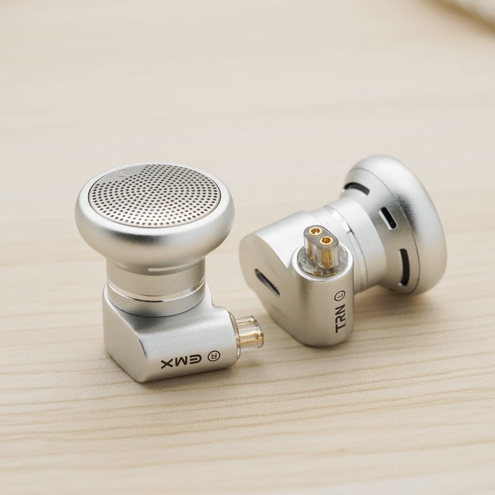 TRN EMX Flagship Audiophile Dynamic Driver Flat Head Earphones - High Fidelity Sound for Music Lovers, Studio Monitoring & Gaming
