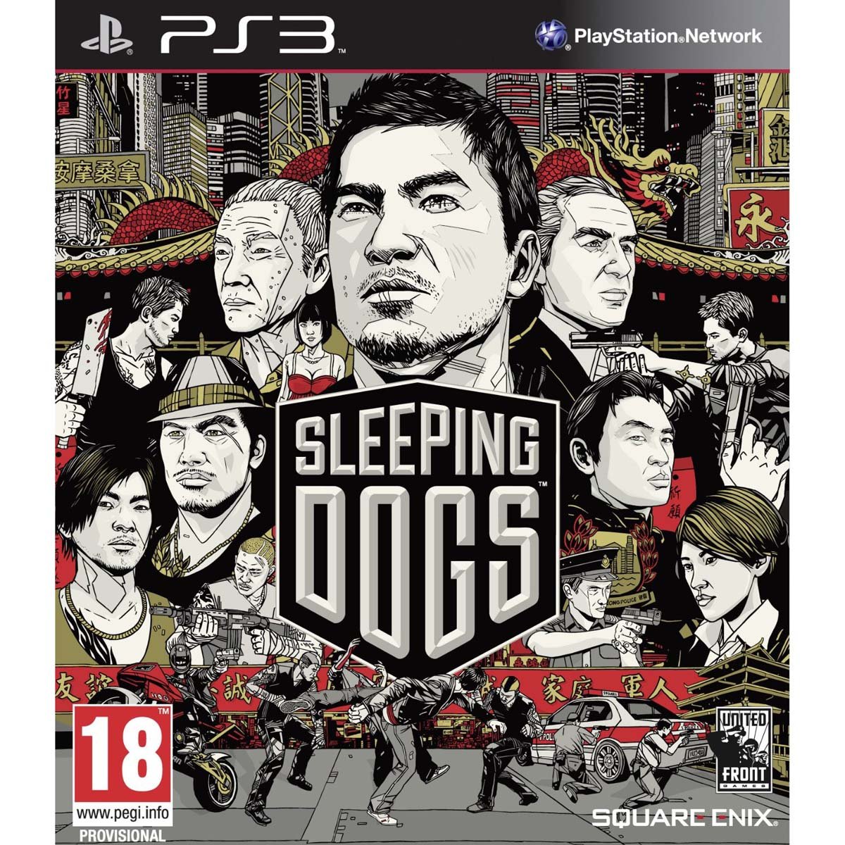 Sleeping Dogs PS3 Game by Square Enix - Open World Action Adventure in Hong Kong | Perfect for Fans of GTA-Style Games & Martial Arts Combat