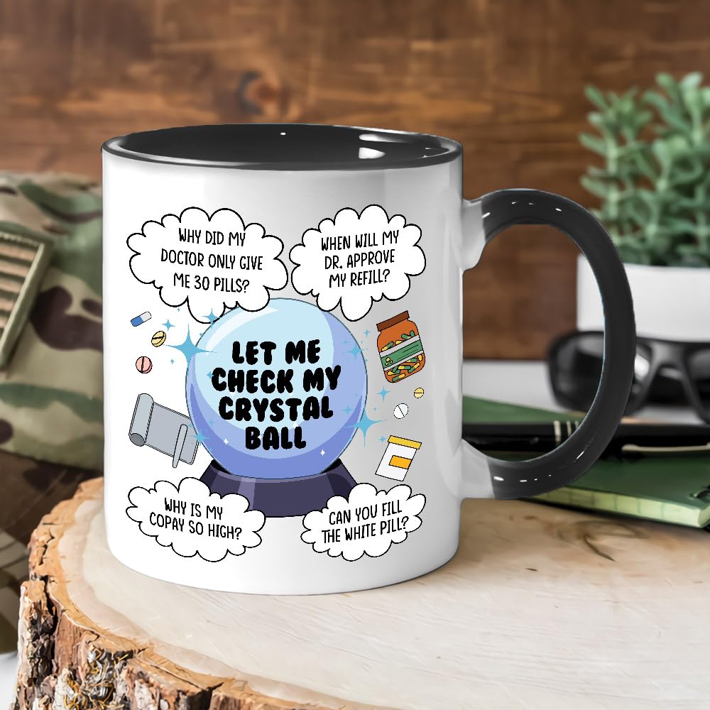 Pharmacy Gifts for Women & Men - 11oz Ceramic Coffee Mug for Pharmacists, Pharmacy Tech Week Gifts, Coworker Appreciation, Staff & Manager Presents - Perfect for Coffee Breaks at Pharmacy Workplace (PMD02)