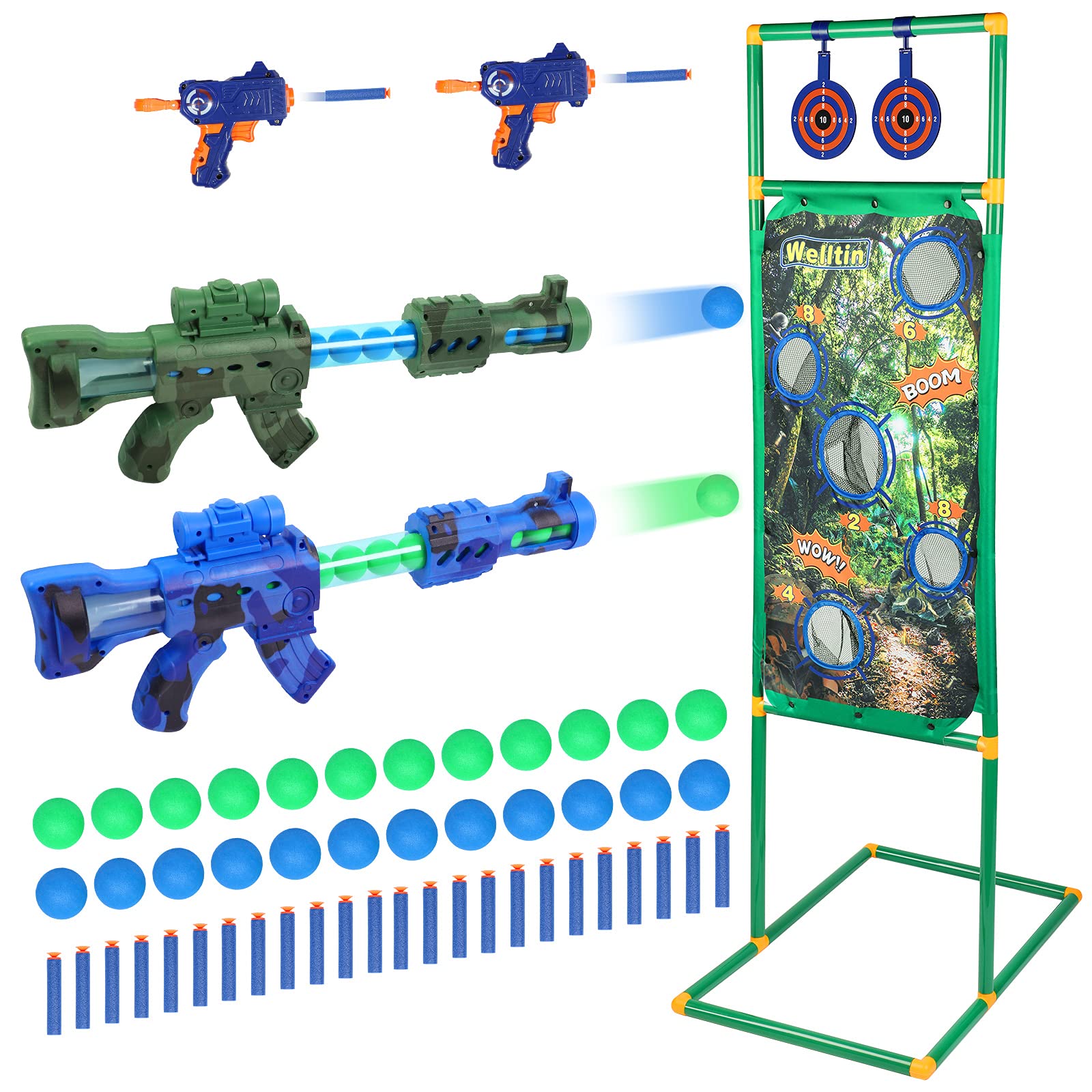Welltin STEM Toy Shooting Game for Kids Ages 5-12 - Indoor & Outdoor Fun Educational Gift for Boys & Girls - Perfect Christmas Birthday Present for Active Play & Learning