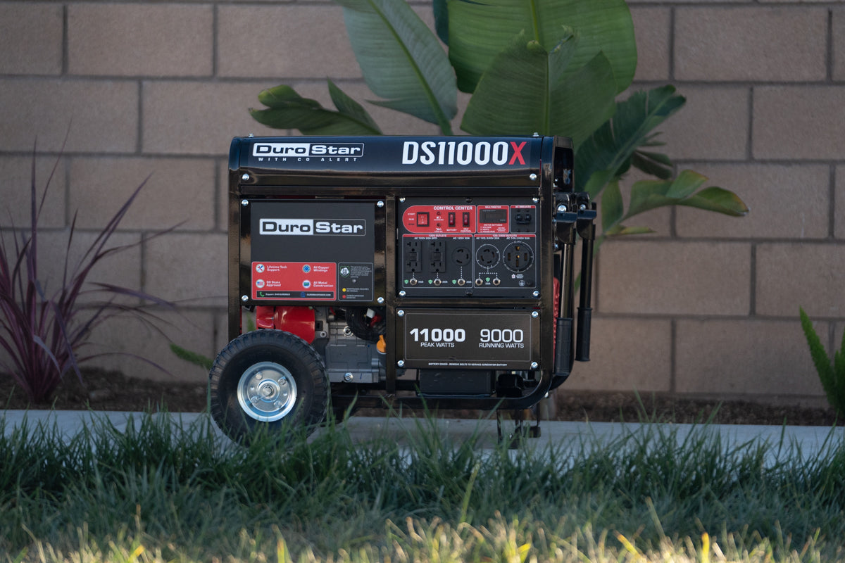 11,000 Watt Portable Gasoline Generator with CO Alert - Reliable Backup Power for Home, Camping & Emergency Use