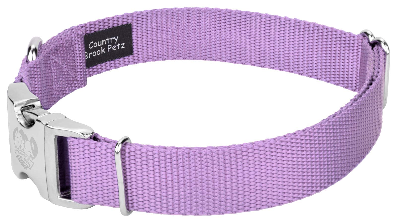 Premium Nylon Dog Collar with Metal Buckle for Small, Medium & Large Breeds - 30+ Vibrant Colors (XL, 1
