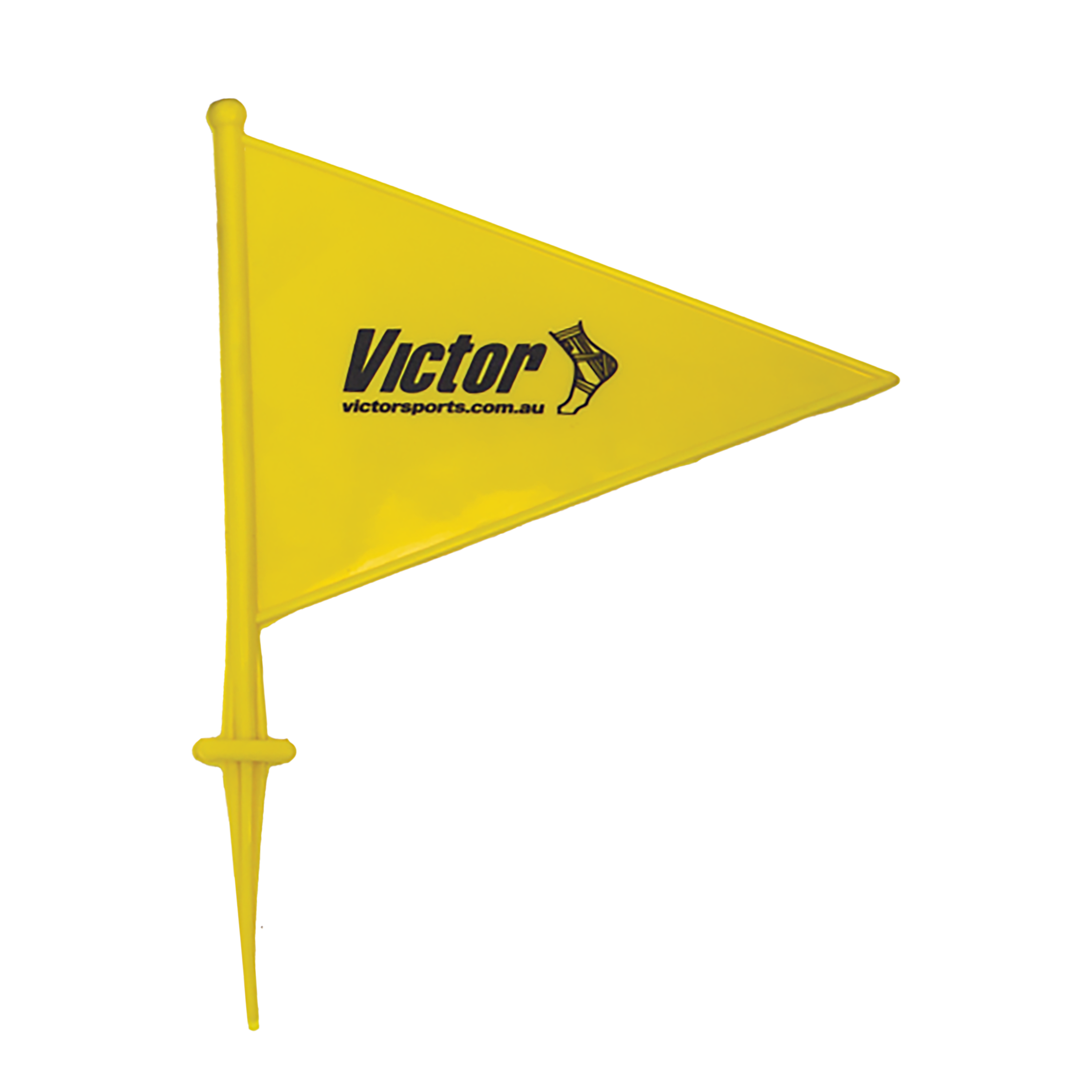 Victor PVC Field Marker Flags - Bright Orange, Heavy Duty, 18 Inch - Perfect for Surveying, Landscaping, and Utility Marking