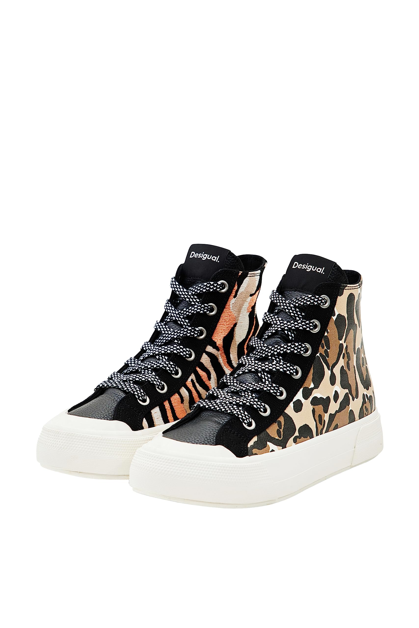 Desigual Women's Fabric Sneakers - Comfortable Casual Walking Shoes for Women | Perfect for Work, Travel & Everyday Wear