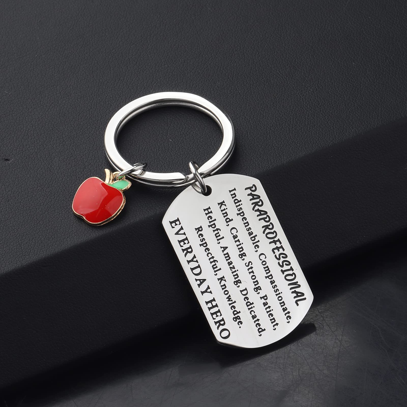 MAOFAED Paraprofessional Teaching Assistant Keychain - Perfect Teacher Appreciation Gift for Educators, Para Educators & School Staff - Ideal for Teacher Thank You Gifts, End of Year Presents & Classroom Rewards