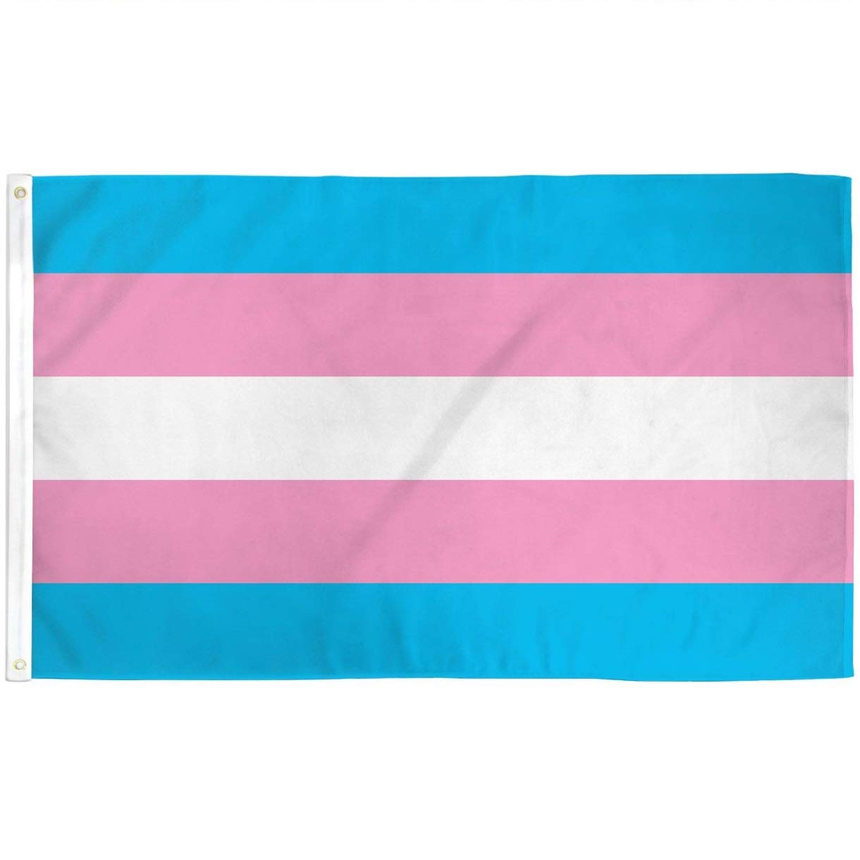 2x3 FT Transgender Pride Flag - Waterproof Outdoor Banner - Durable Polyester Material - LGBTQ+ Rainbow Flag for Parades, Events & Home Decor