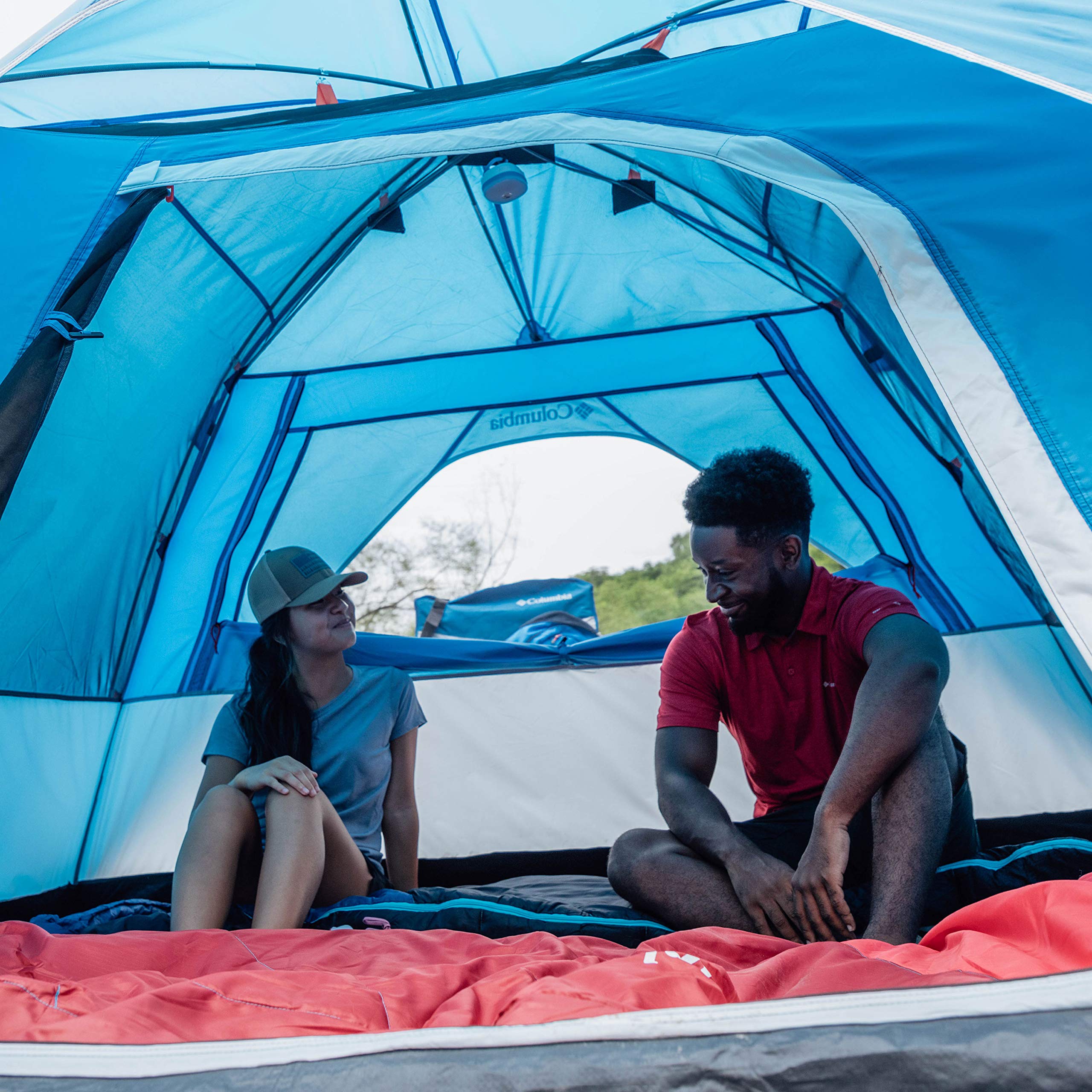 Columbia Dome Tents for Camping - 3/4/6/8 Person Family & Backpacking Tent - Lightweight Waterproof Hiking Shelter for Outdoor Adventures, Campgrounds & Weekend Getaways