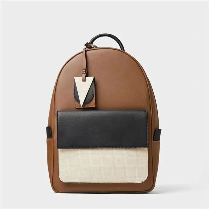 Vegan Leather Laptop Backpack - Stylish & Large Capacity Backpack for Work, School & Travel | Water-Resistant & Durable Design for Professionals & Students