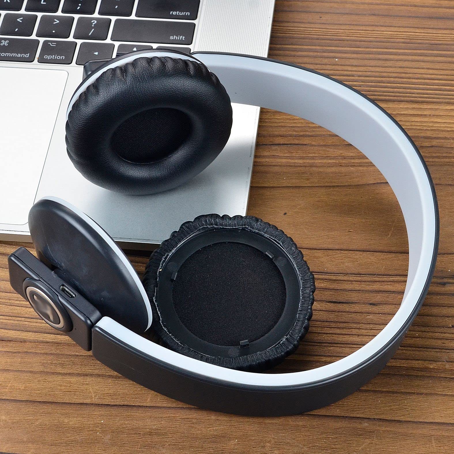 Teufel Airy Replacement Earpads - Premium Cushion Earmuff Pads for Teufel Airy Headphones with Secure Buckle Closure (1 Pair) - Perfect for Gaming, Music & Office Use