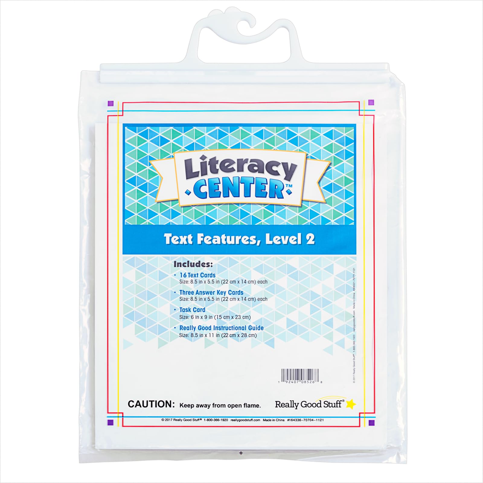 Text Features Level 2 Literacy Center™ - Educational Reading Activity for Elementary Students | Perfect for Classroom Learning Stations & Homeschooling
