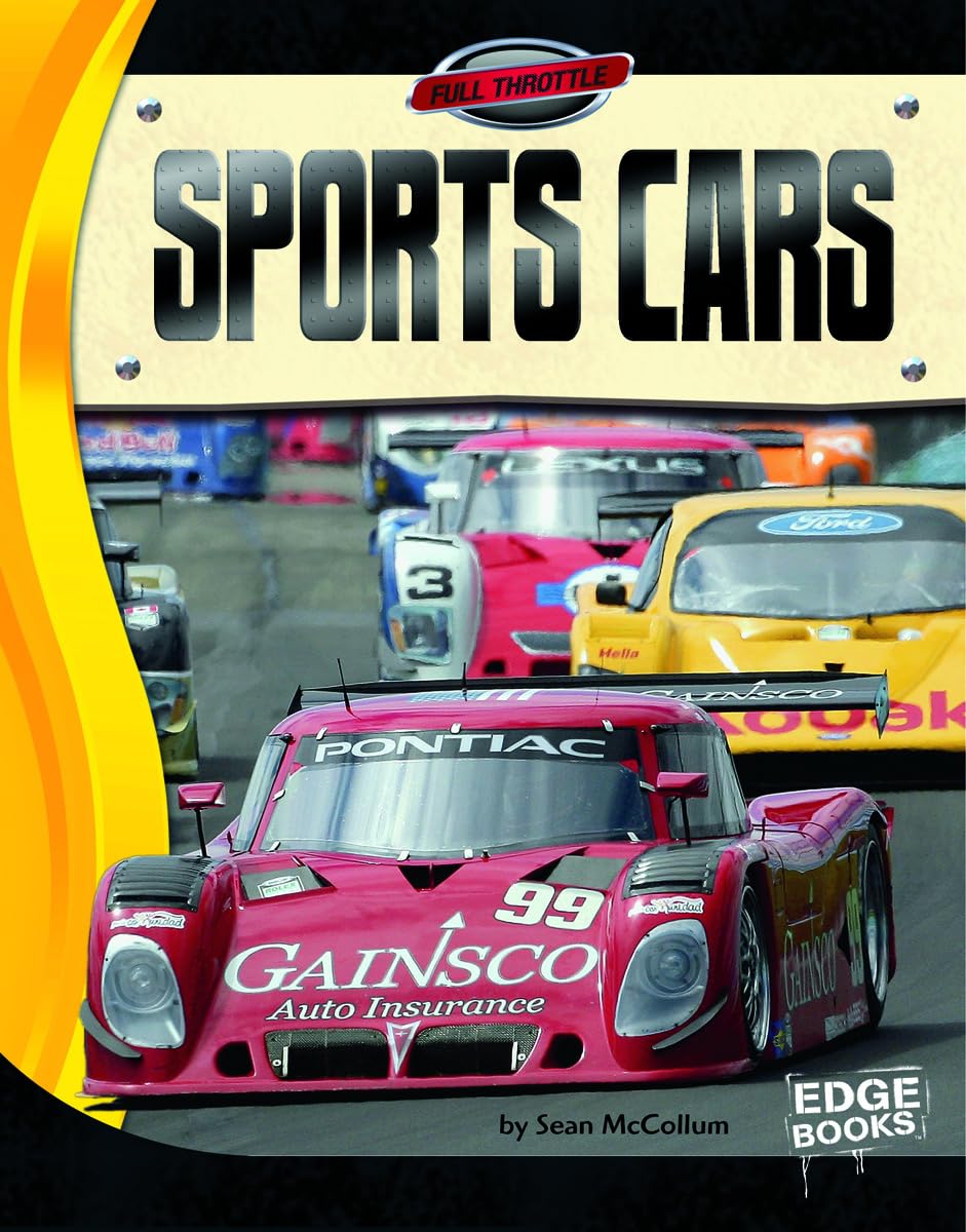 Sports Cars - Edge Books: Full Throttle | High-Performance Racing Vehicles for Enthusiasts & Collectors | Perfect for Racing Fans, Car Shows, and Automotive Decor