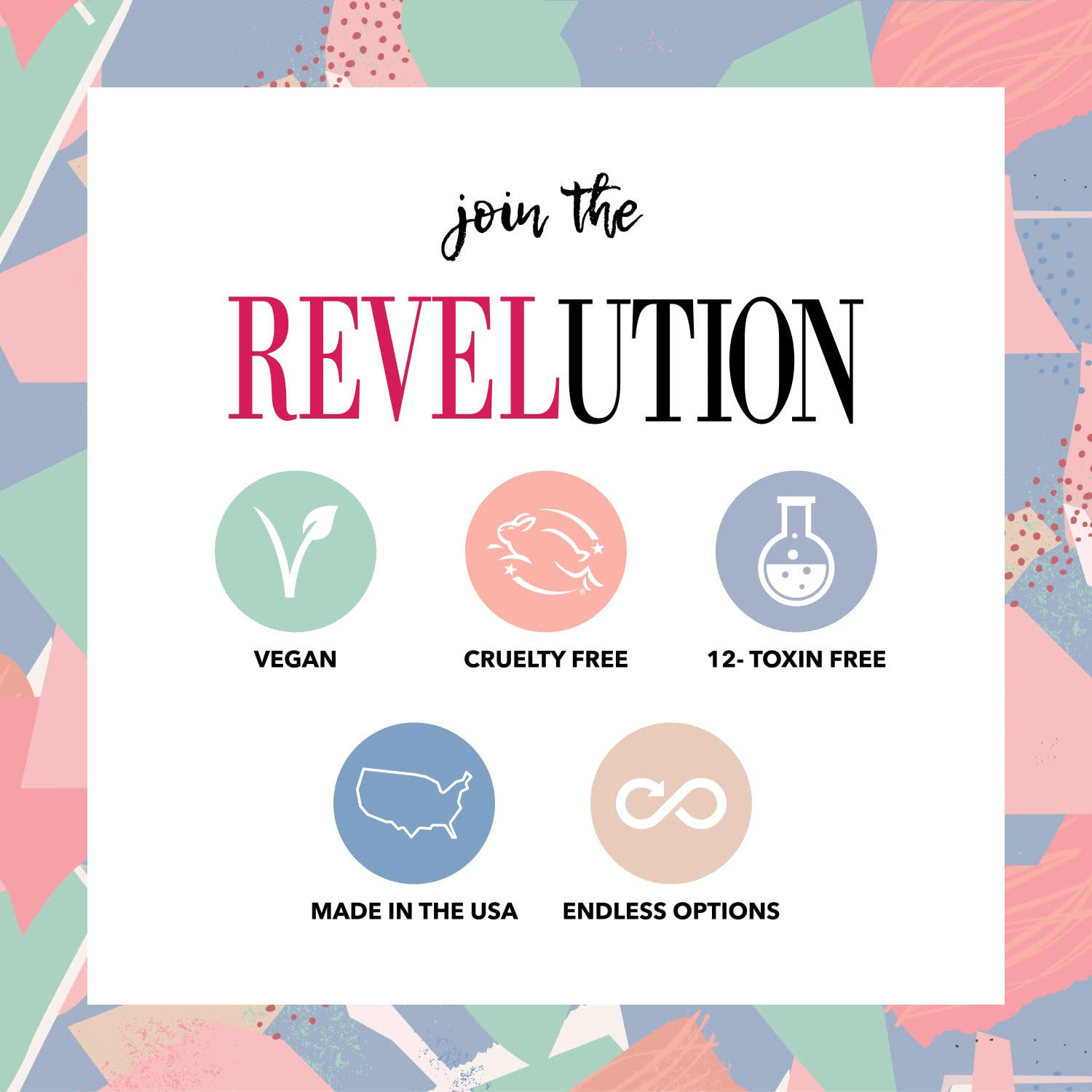 Revel Nail Dip Powder - Clear Build Powder for Strong & Long-Lasting Dip Nails | DIY & Professional Nail Strengthener | Perfect for French Manicures & At-Home Nail Care (2 Oz)