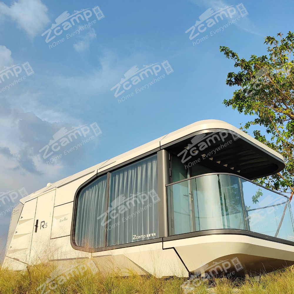 Zcamp R5 Prefabricated Modular Tiny House - Portable, Eco-Friendly & Easy Assembly for Backyard, Vacation & Off-Grid Living