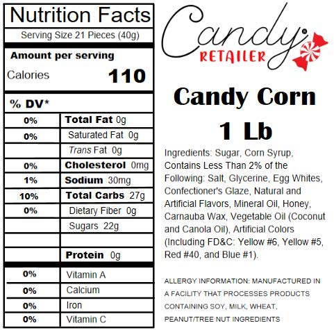 Candy Corn 1 Lb Bulk - Halloween & Party Treats