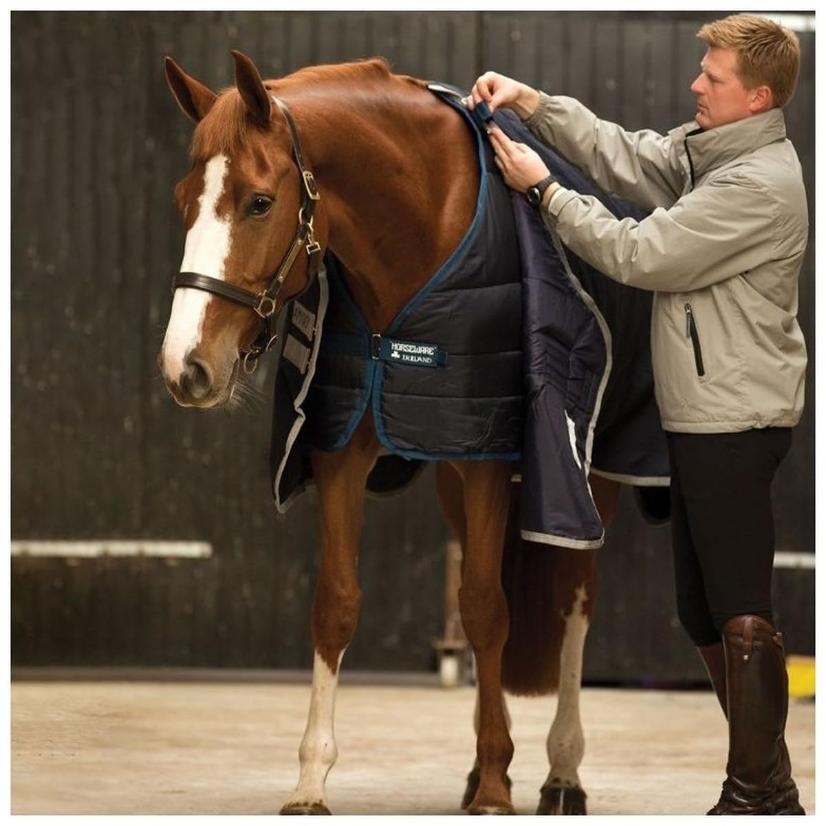 Horseware 300g Blanket Liner - Lightweight Horse Sheet for Cool Weather Riding & Stable Use