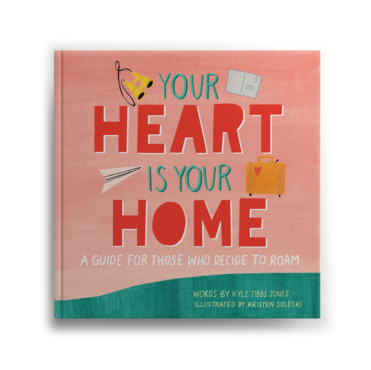 Your Heart Is Your Home - Inspirational Wall Art Decor for Living Room, Bedroom & Office - Perfect Gift for Home Decor Lovers