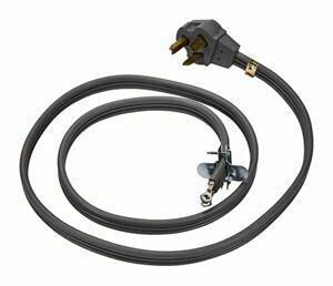 Amana 8171378RC 4-Prong Electric Dryer Power Cord - Heavy Duty Black Replacement Cord for Amana Dryers - Perfect for Home Laundry Rooms & Appliance Repair