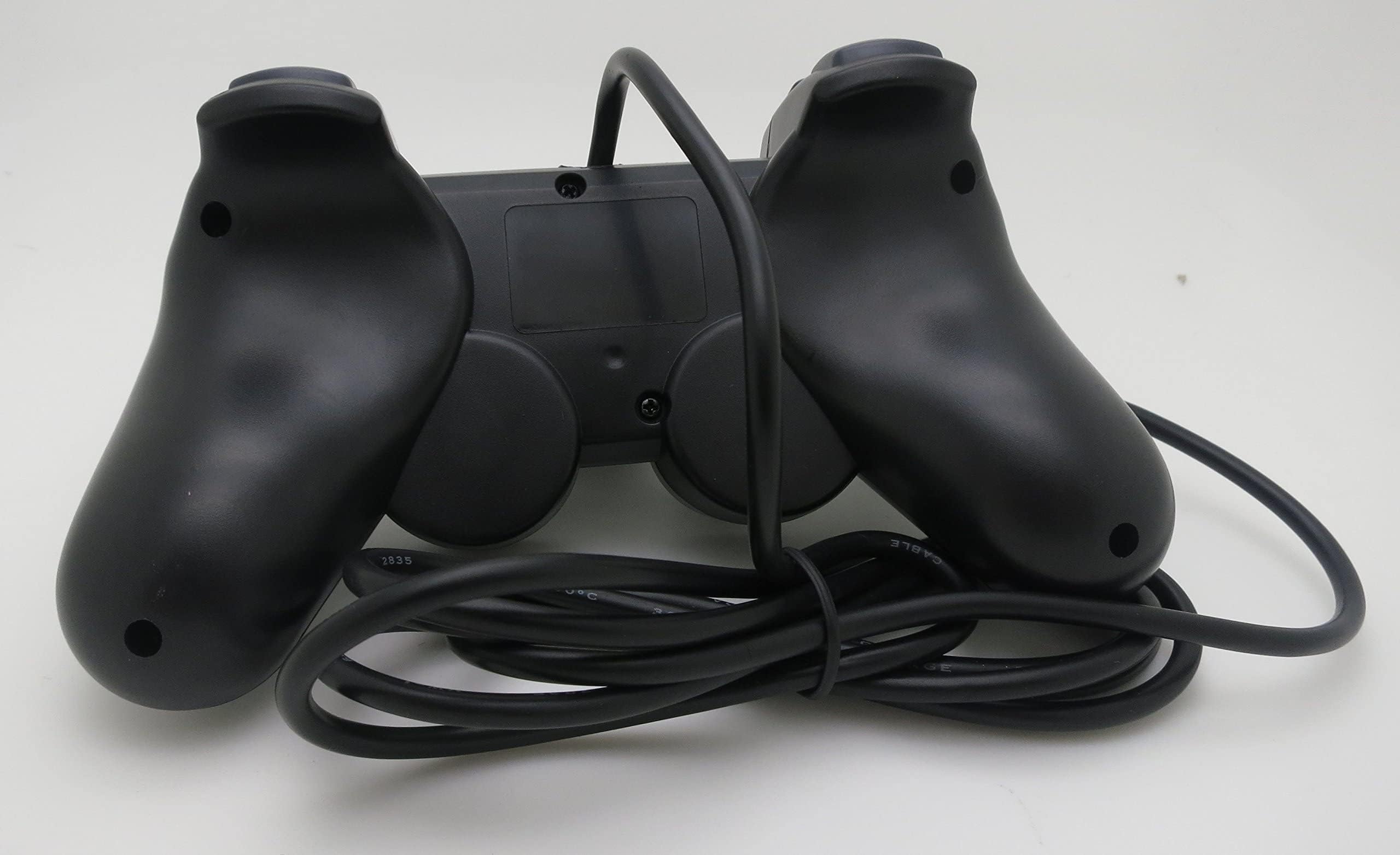 NEXiLUX Wireless PS2 Controller - Compatible with Sony PlayStation 2, PS1 & PSone | Ergonomic Design | Plug & Play | Perfect for Retro Gaming & Classic Game Nights (Black)