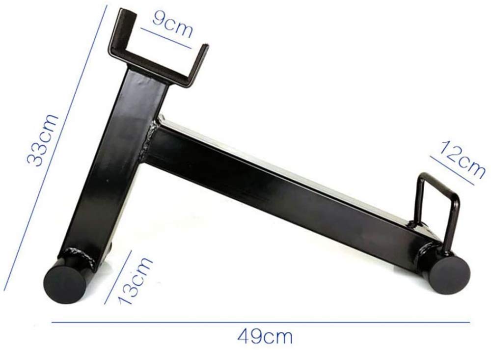 Deadlift Barbell Support Frame & Plate Bracket - Mini Barbell Jack Alternative Wedge for Weight Plates - Perfect for Home Gym Strength Training & Powerlifting Exercises