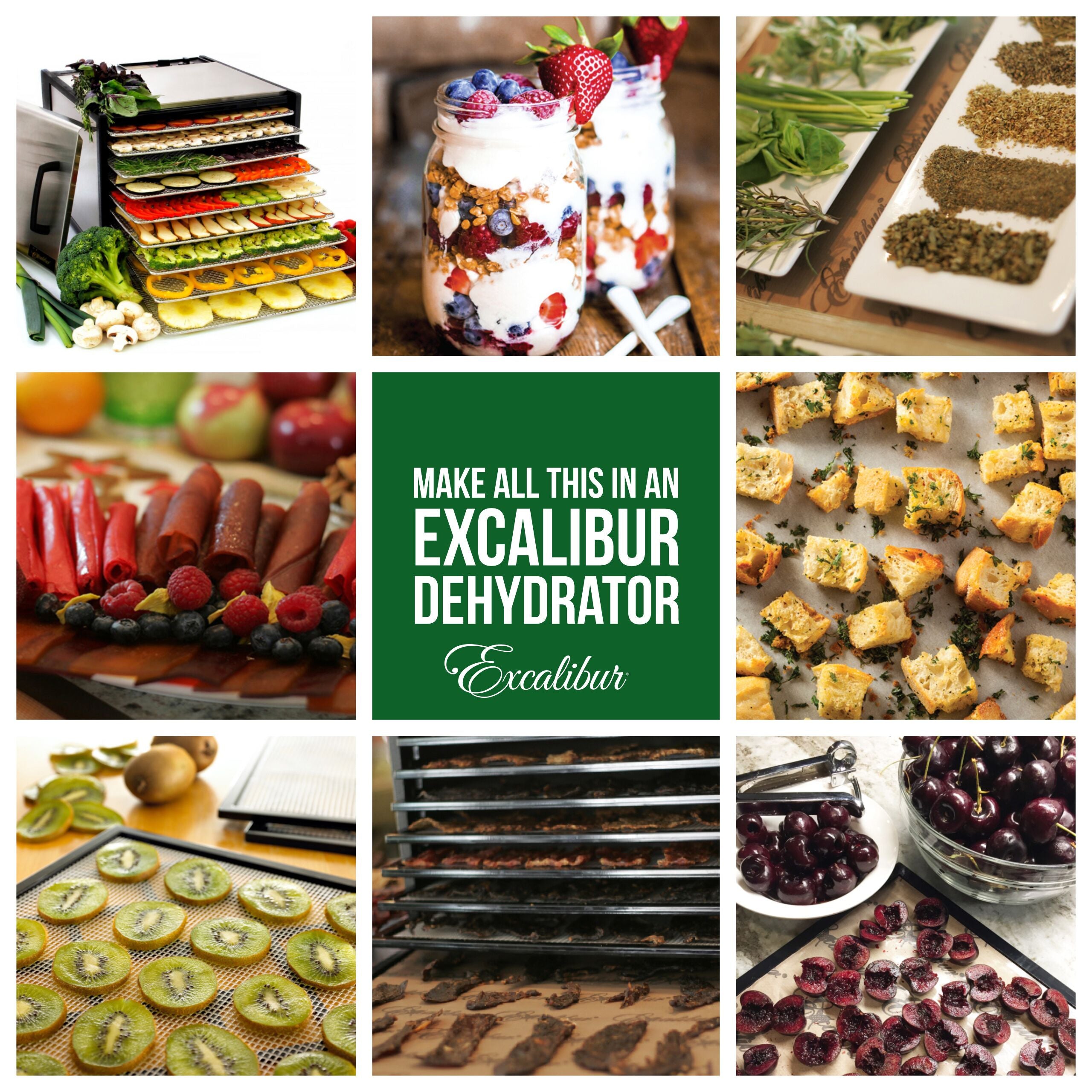 Commercial Excalibur Dehydrator for Zone 1 - Premium Food Dehydrator for Fruits, Vegetables, Jerky & Herbs - Perfect for Restaurants, Catering & Home Food Preservation