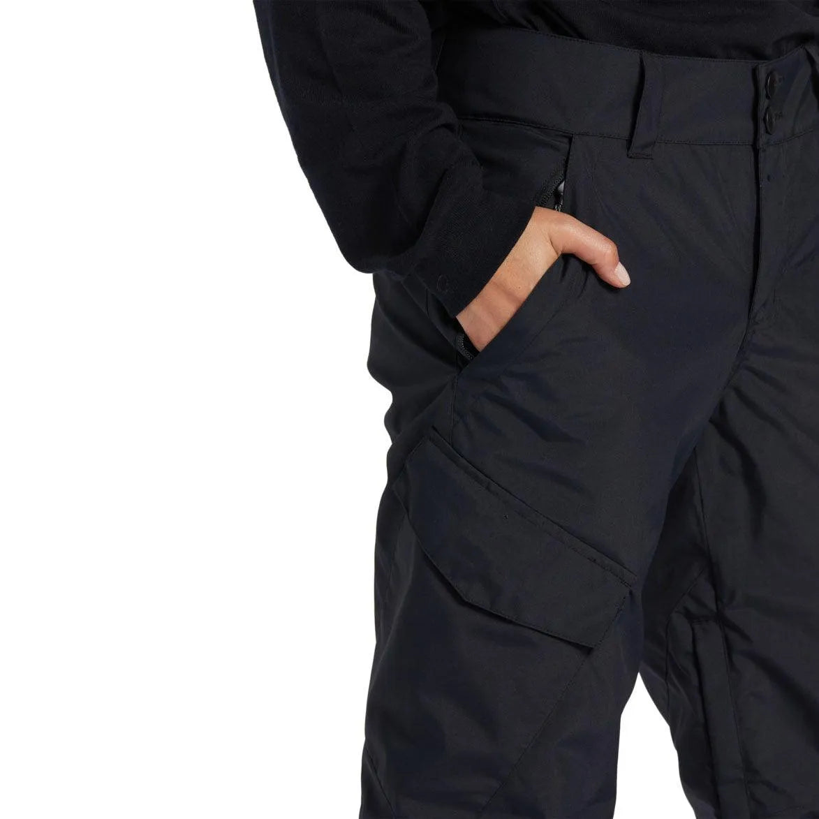 DC Snow Nonchalant Women's Black Snowboard Pants - Waterproof & Insulated for Winter Sports & Outdoor Adventures