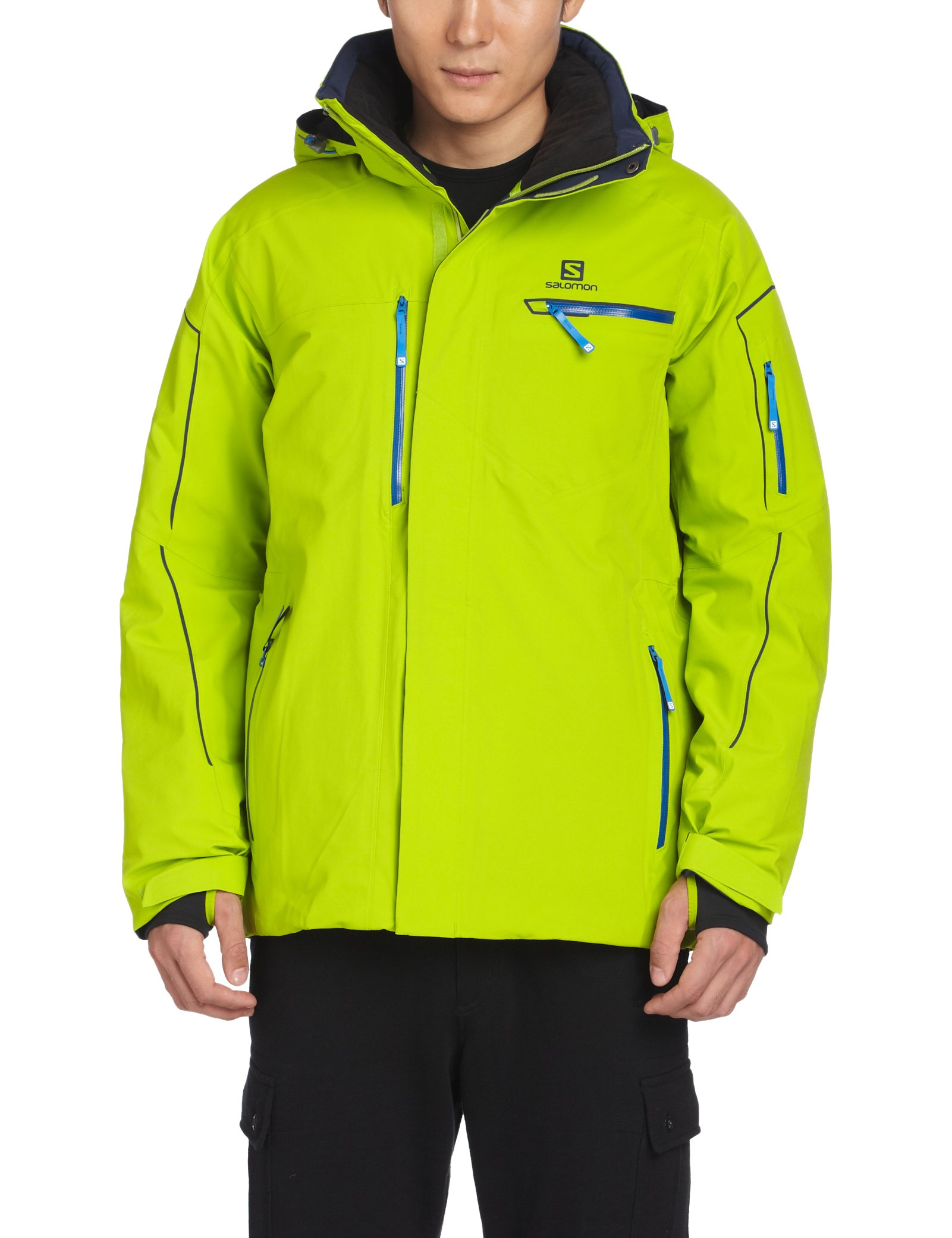 Salomon Men's Brilliant Jacket - Lightweight Waterproof Hiking Jacket for Outdoor Adventures | Windproof & Breathable Raincoat for Running, Camping, and Travel