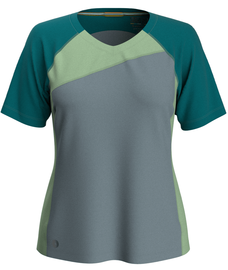 Smartwool 2023 Women's Ultralite Mountain Bike Short Sleeve Tee - Moisture Wicking Hiking & Cycling Shirt for Outdoor Adventures