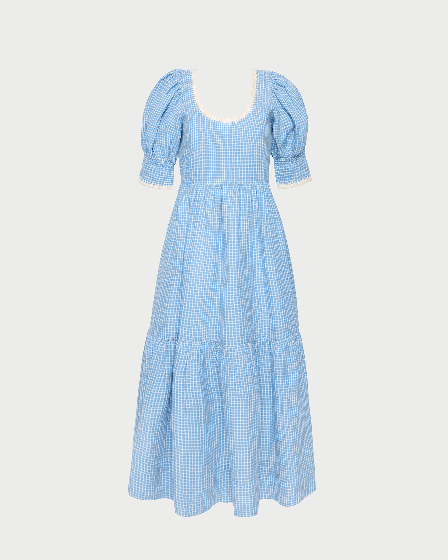Gillian Women's Puff Sleeve Dress - Elegant Flowy Summer Dress for Casual Wear, Party & Date Night | Plus Size Options Available