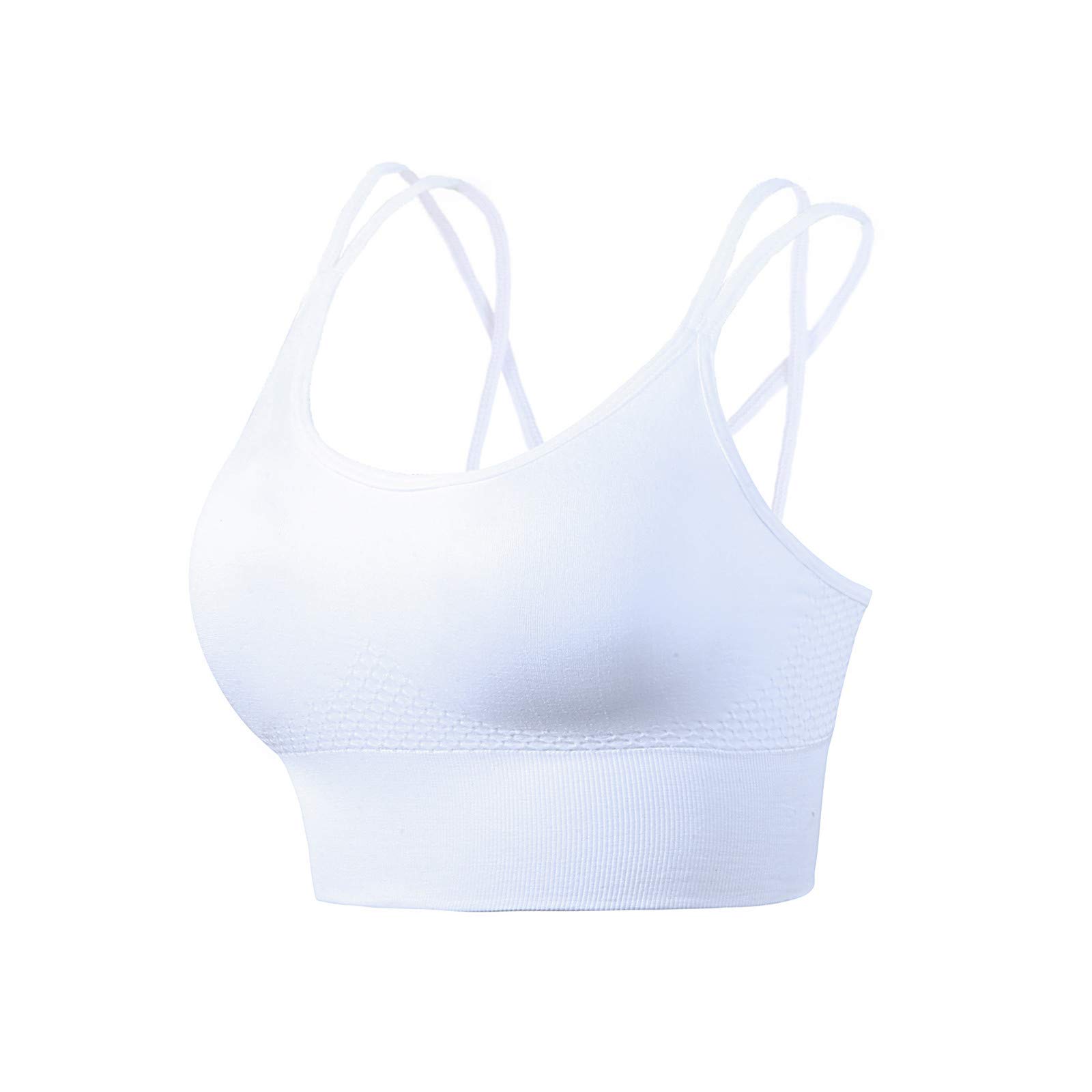 Women's Shockproof Sports Bras - Quick Dry Cotton for Running & Fitness