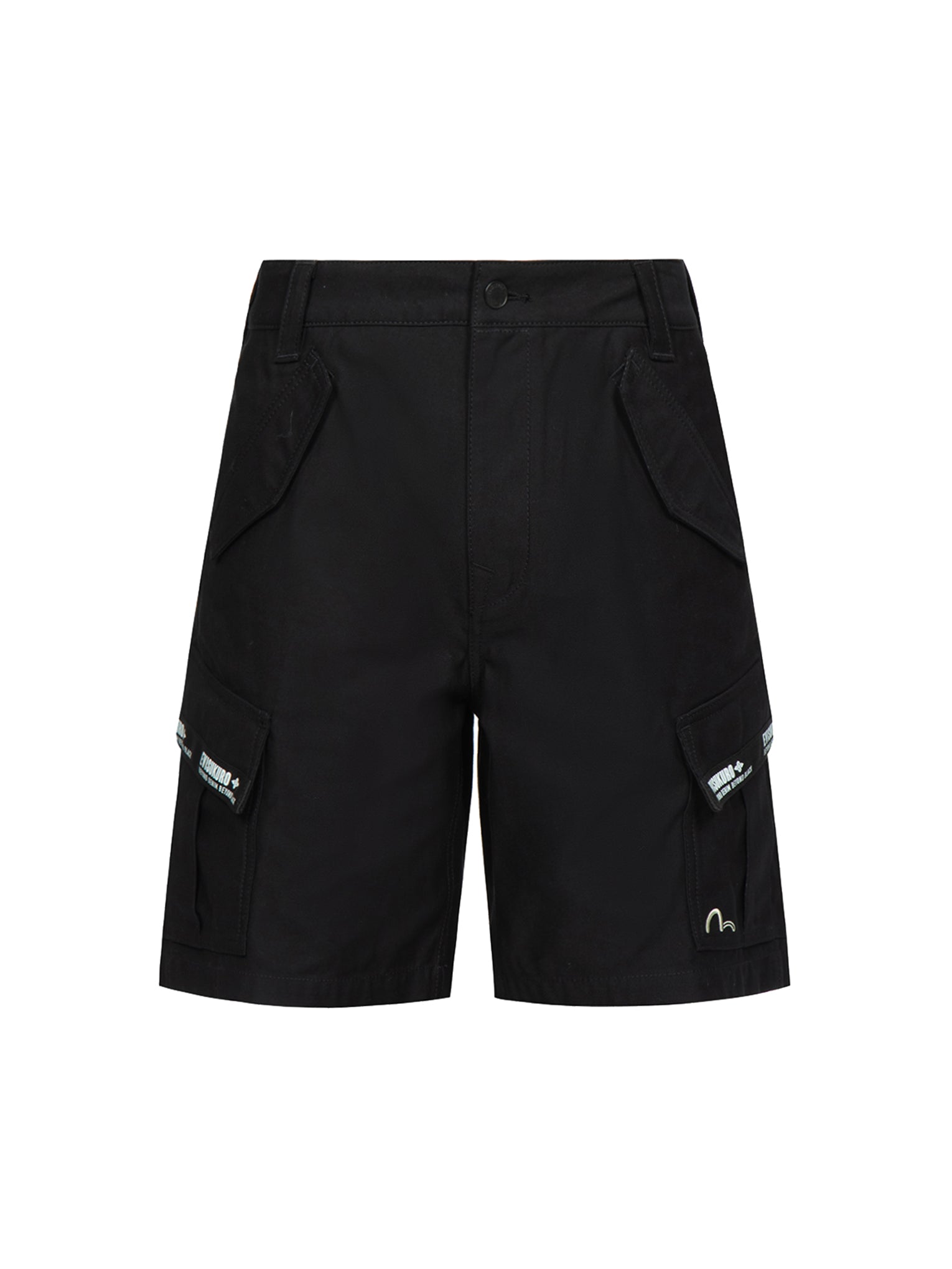 Custom Logo Tape Patching Cargo Shorts for Men - Durable Military Style Work Shorts with Multiple Pockets | Perfect for Outdoor Activities, Hiking, and Casual Wear