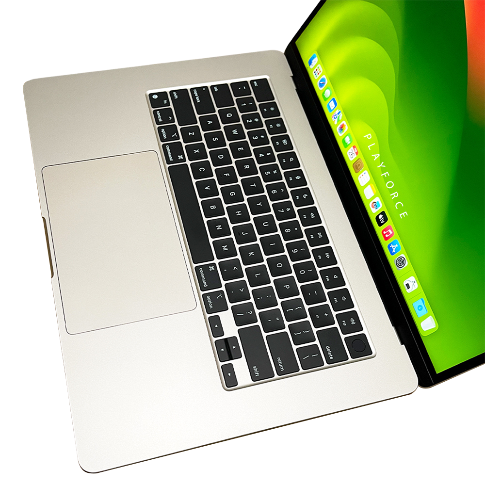 Apple MacBook Air 15-inch Laptop 2022 Model with M2 Chip (8-Core CPU, 10-Core GPU, 8GB RAM, 512GB SSD) in Starlight - Perfect for Work, Study & Creative Projects