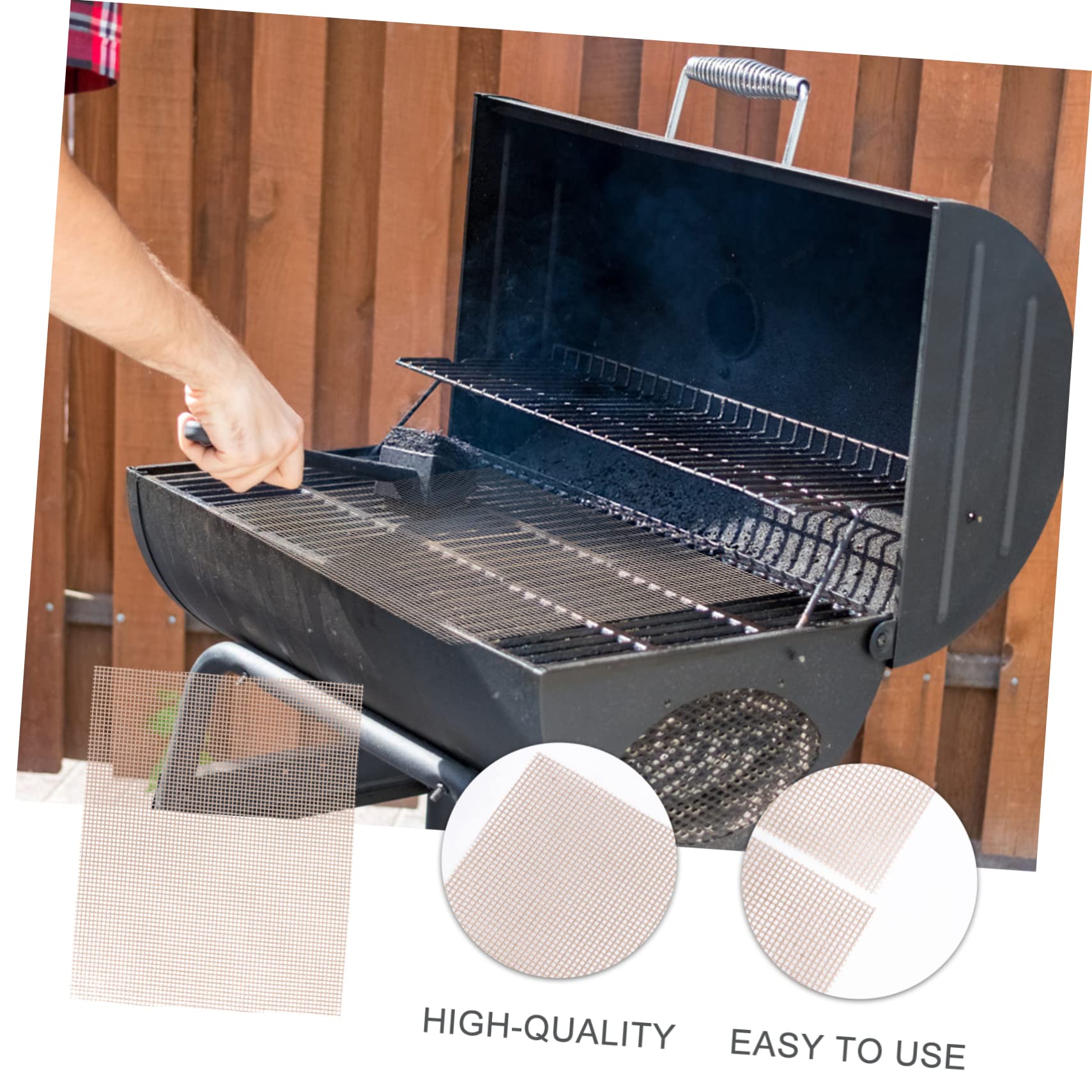 DOITOOL 2-Piece Non-Stick BBQ Grill Mat Set - Heat-Resistant Baking & Grilling Mat for Outdoor Picnic, Barbecue, Camping & Backyard Cooking