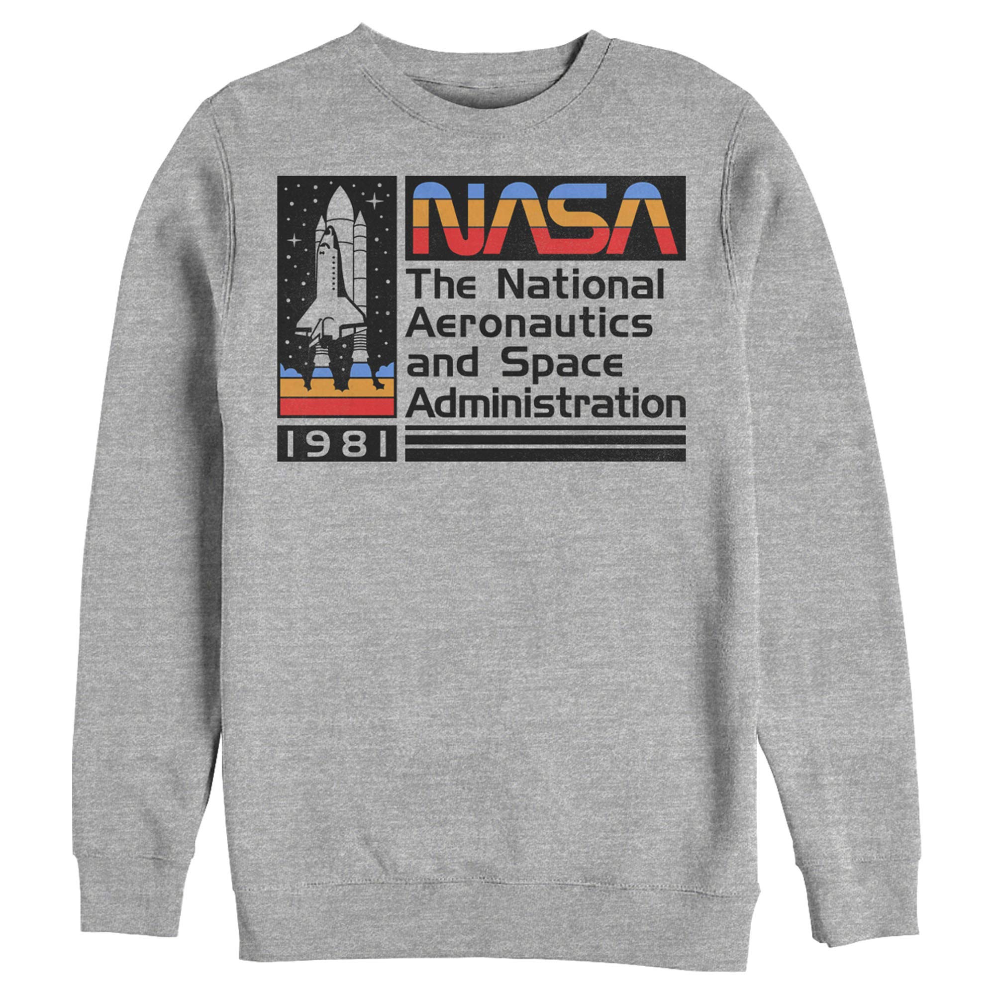 Men's NASA Retro Sweatshirt 1981 - Vintage Space Hoodie for Casual Wear