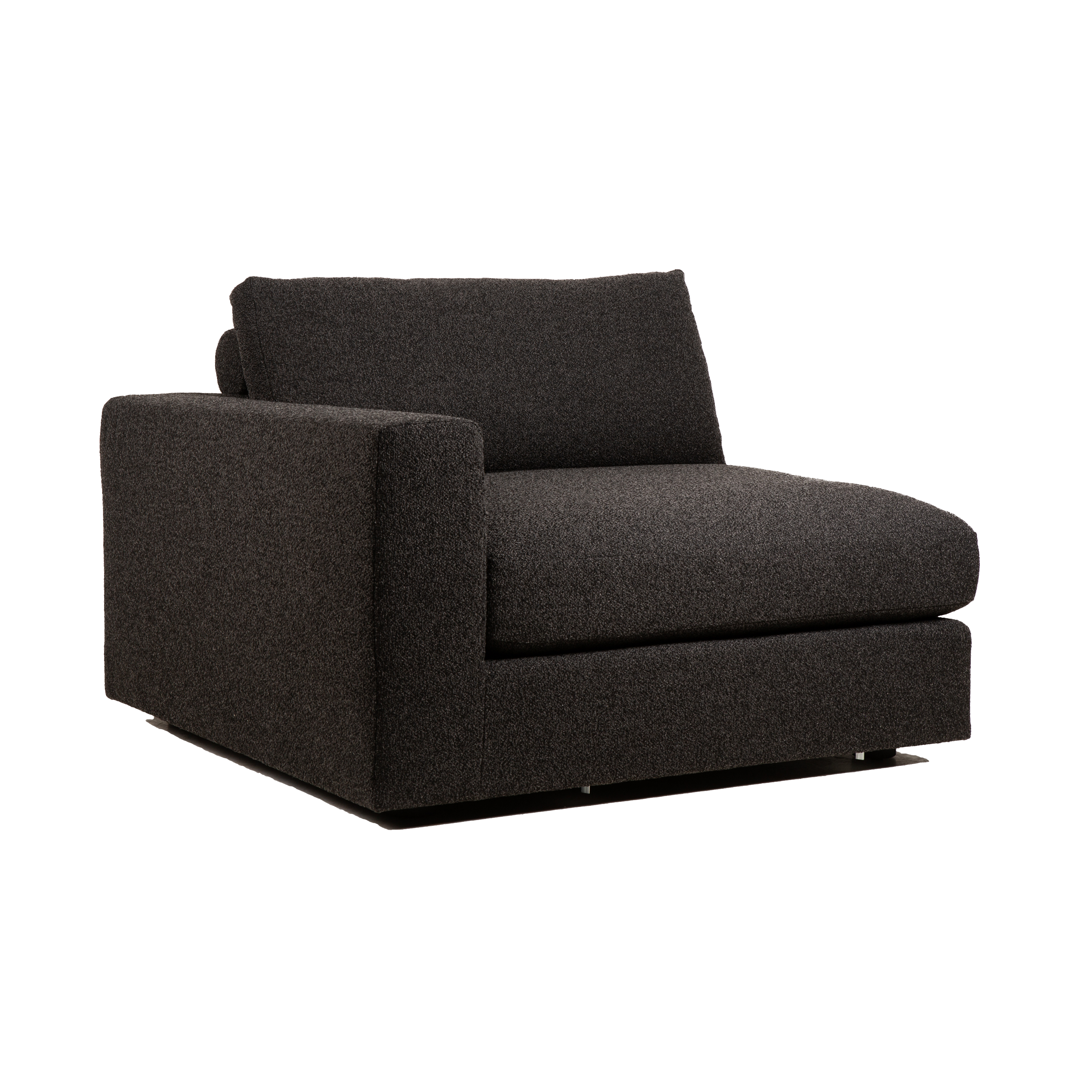 Modern Colonna Modular Sectional Sofa - Customizable L-Shaped Couch with Reversible Chaise for Living Room, Family Room & Home Theater