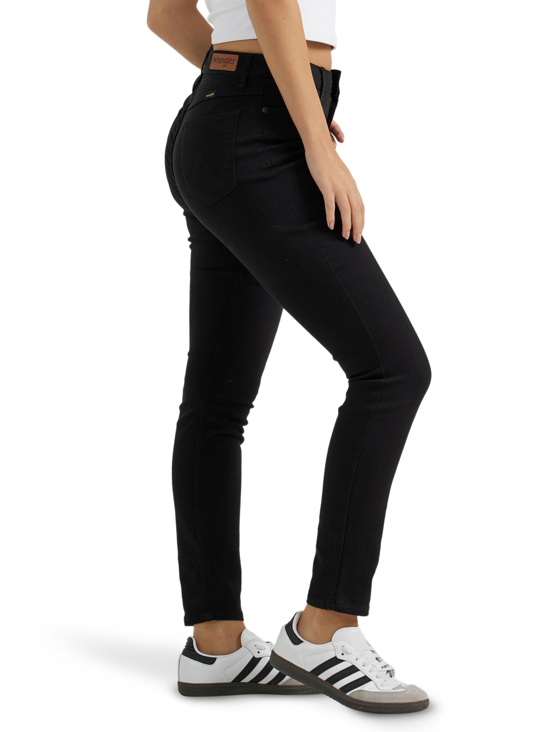 Wrangler Women's High Rise Unforgettable Skinny Jeans - Slim Fit Stretch Denim Pants for Casual Wear & Everyday Comfort | Perfect for Work, Date Night & Weekend Outfits