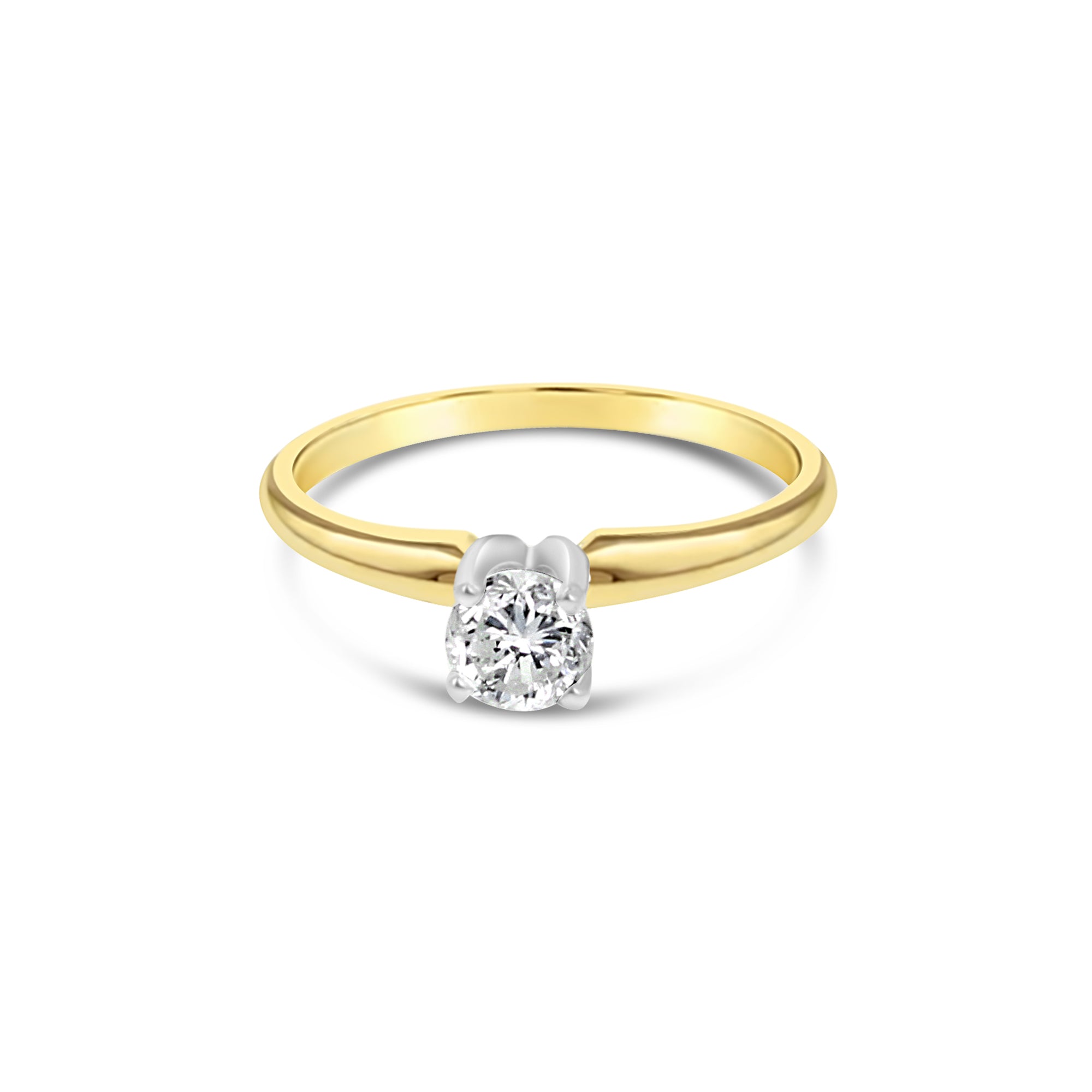 0.25 Carat Round Brilliant Cut Solitaire Diamond Engagement Ring - Perfect for Proposals, Anniversaries & Special Occasions
