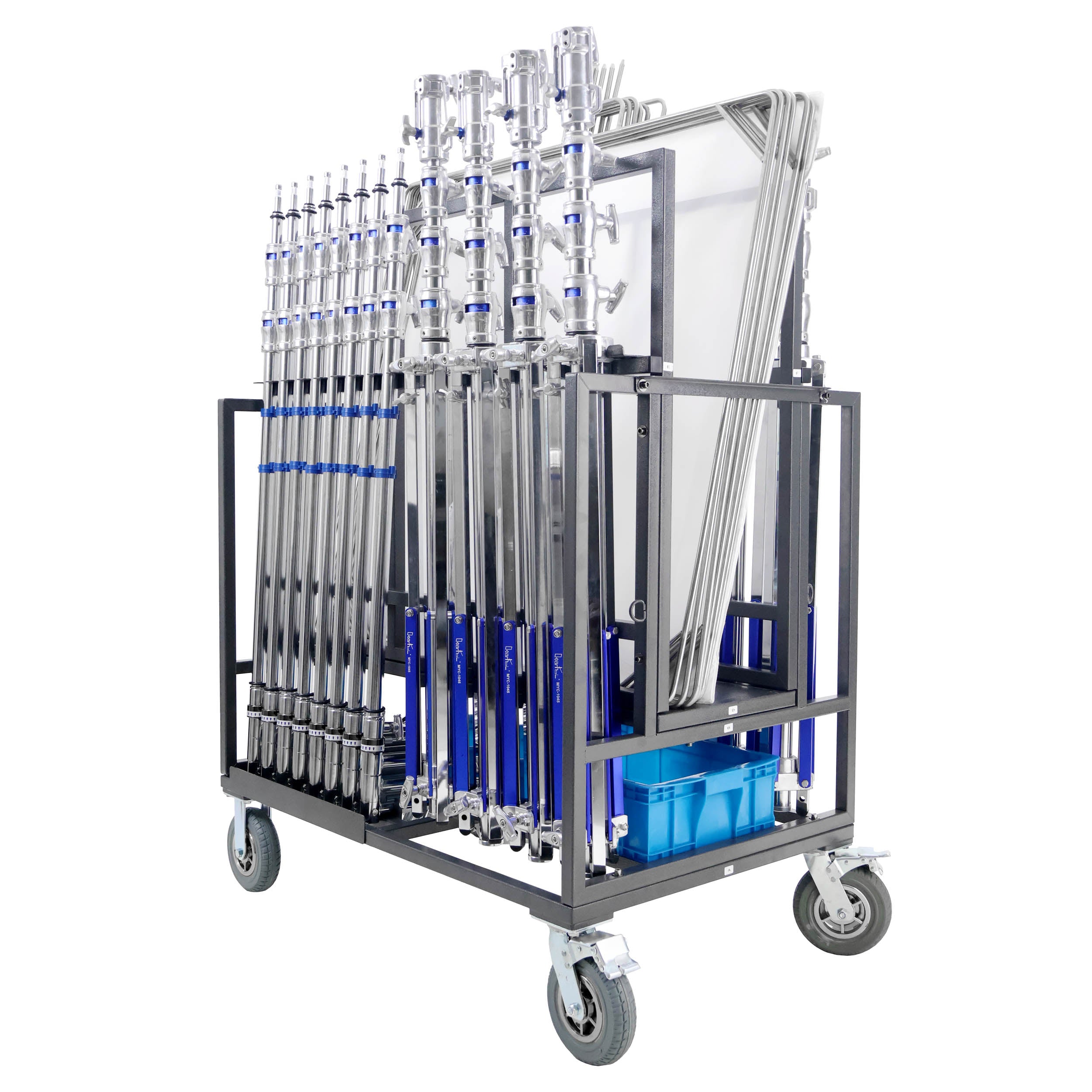 Heavy Duty Multi-Function Utility Cart with Wheels - Foldable Hand Truck for Moving, Warehouse, Grocery Shopping & Home Organization