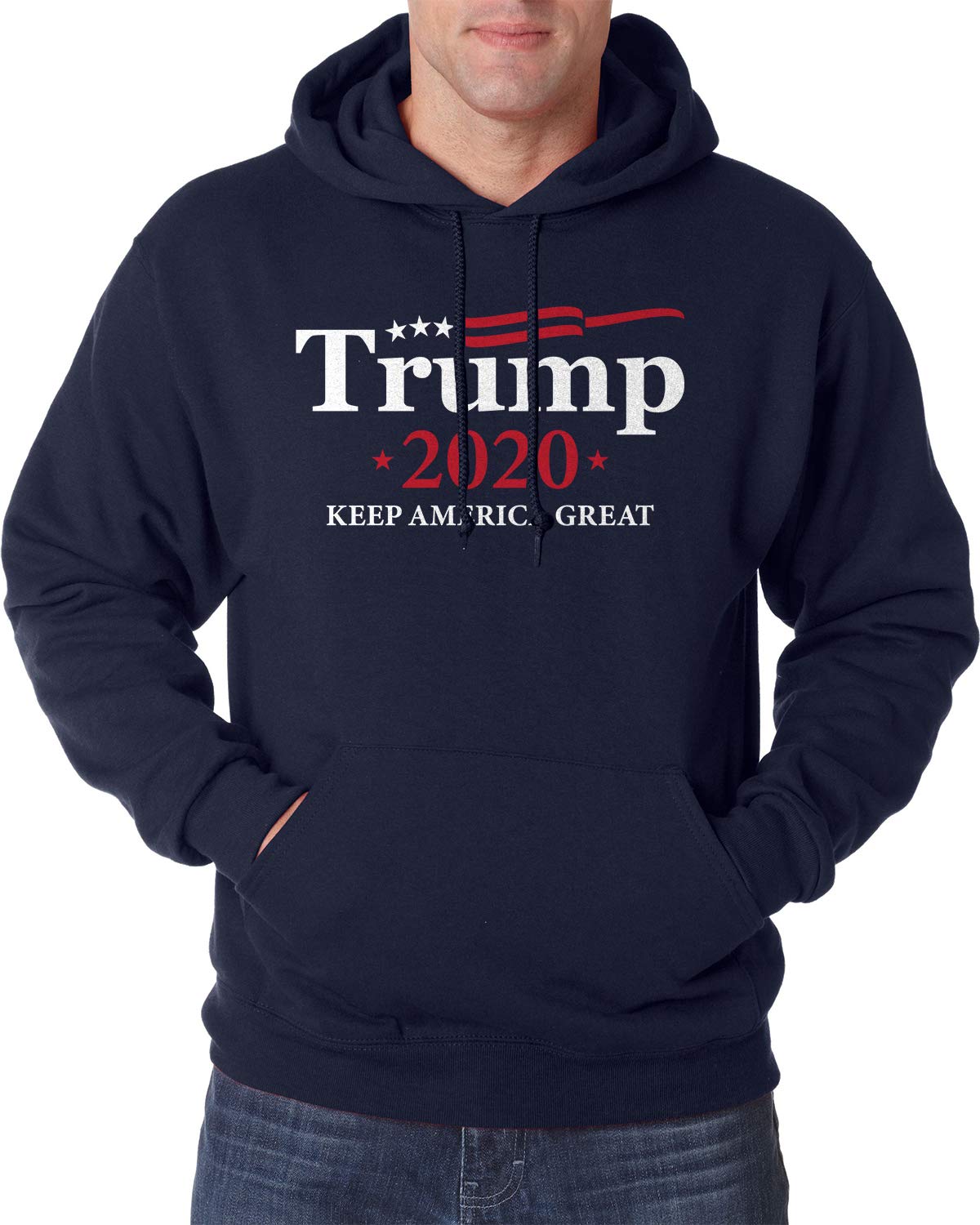 Donald Trump 2020 Keep America Great Hoodie - Patriotic Sweatshirt for Supporters | Political Rally & Casual Wear